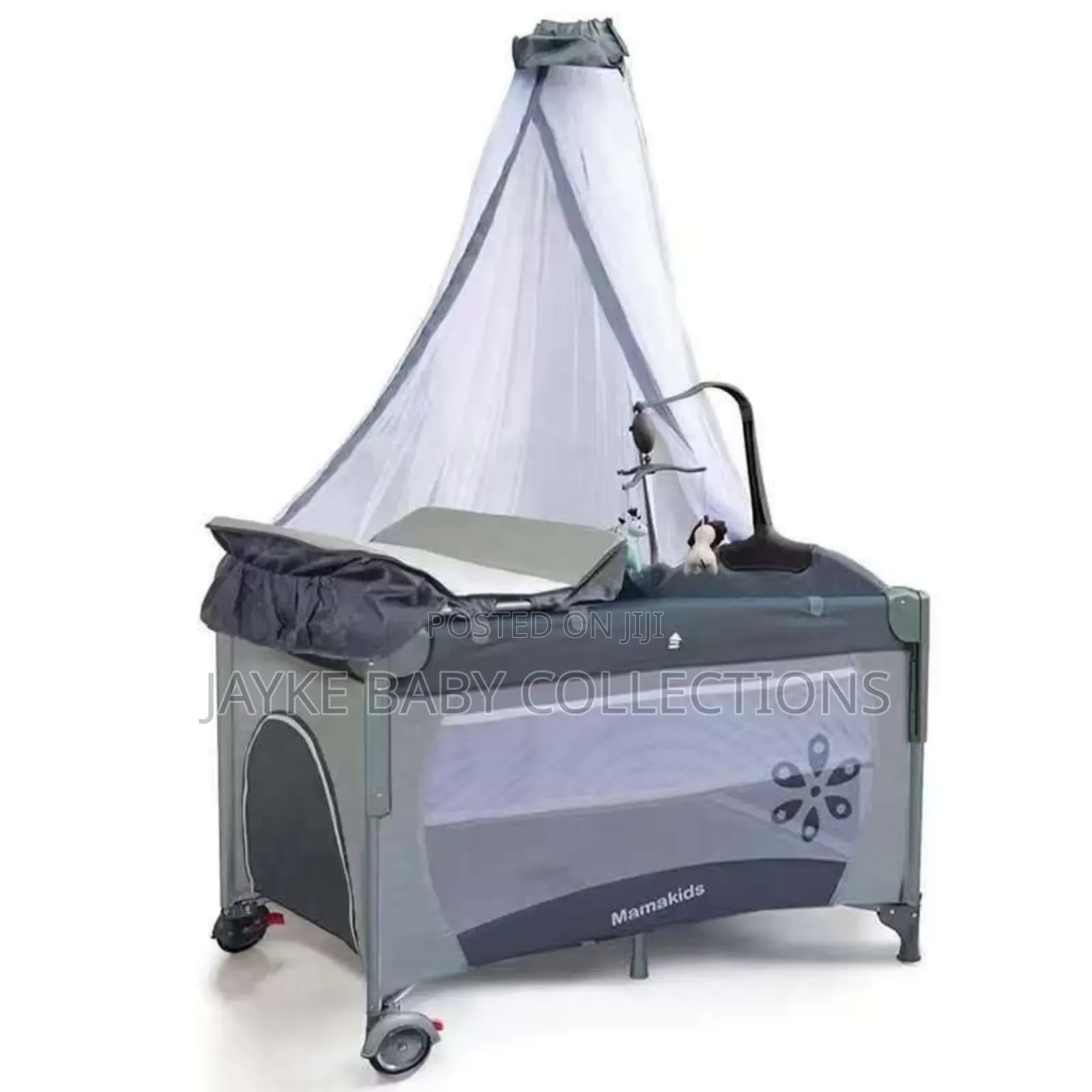Baby Co-Sleeper Bedside Cot Playpen With Bassinet