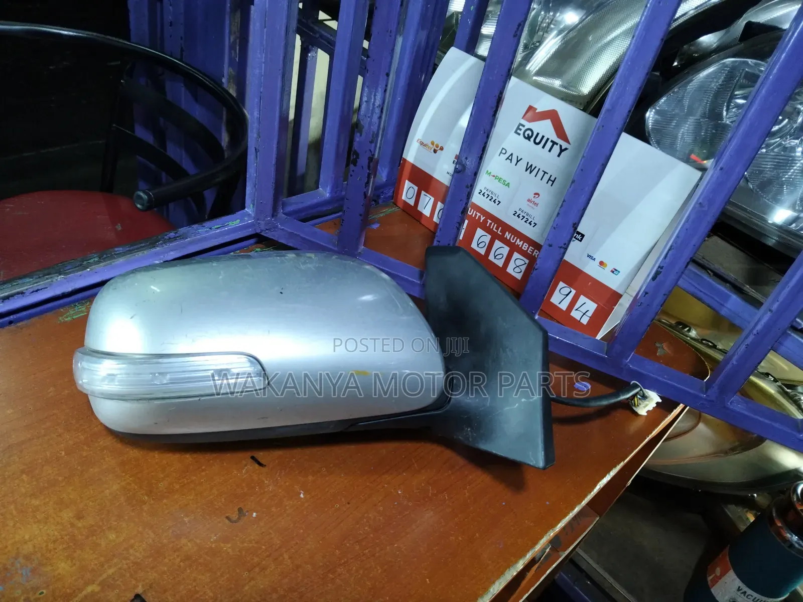 Toyota Avensis Model T250 Model 2003/2008 Power Side Mirror, Ex Japan