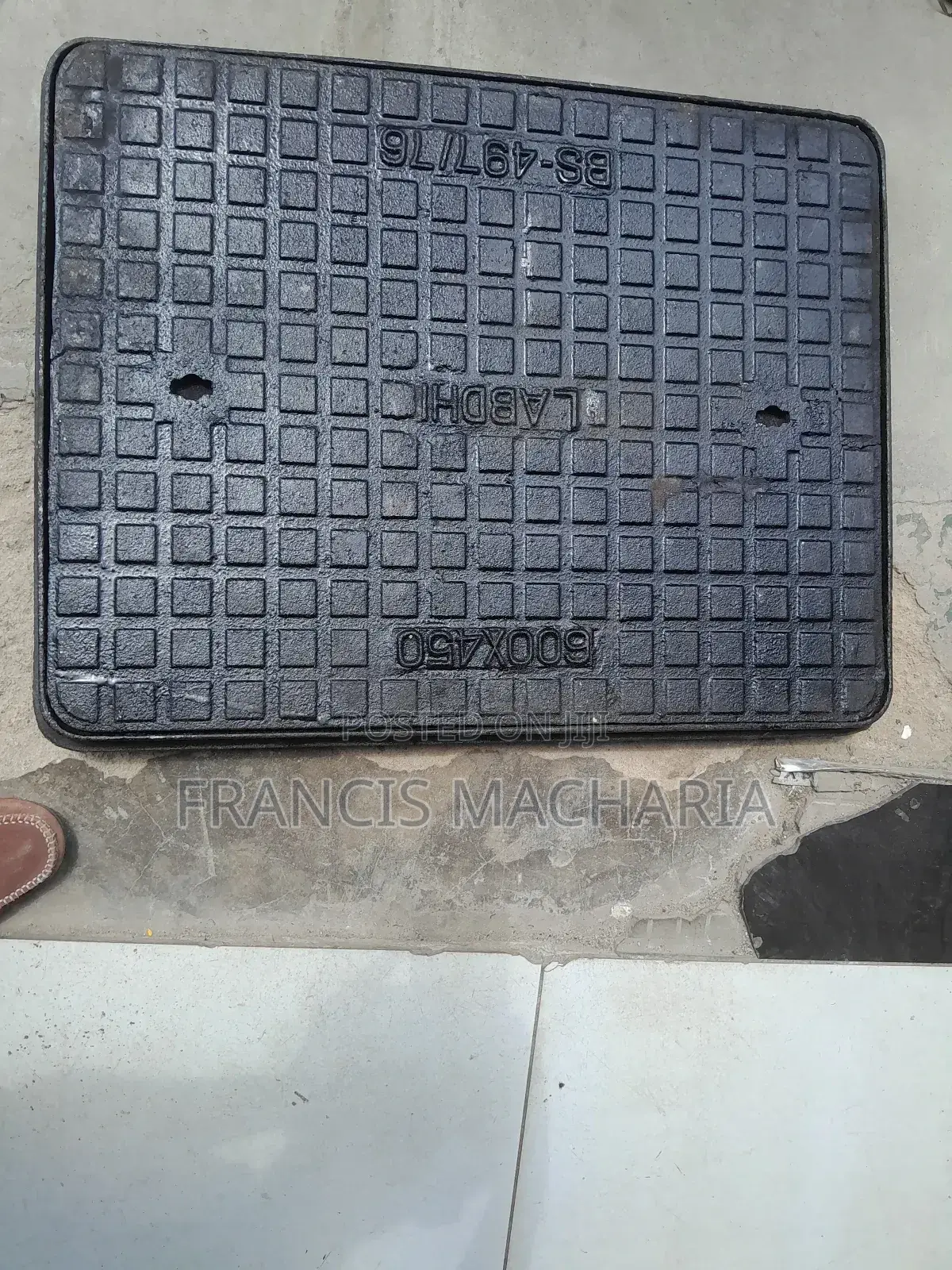 Cast Manhole. Cover