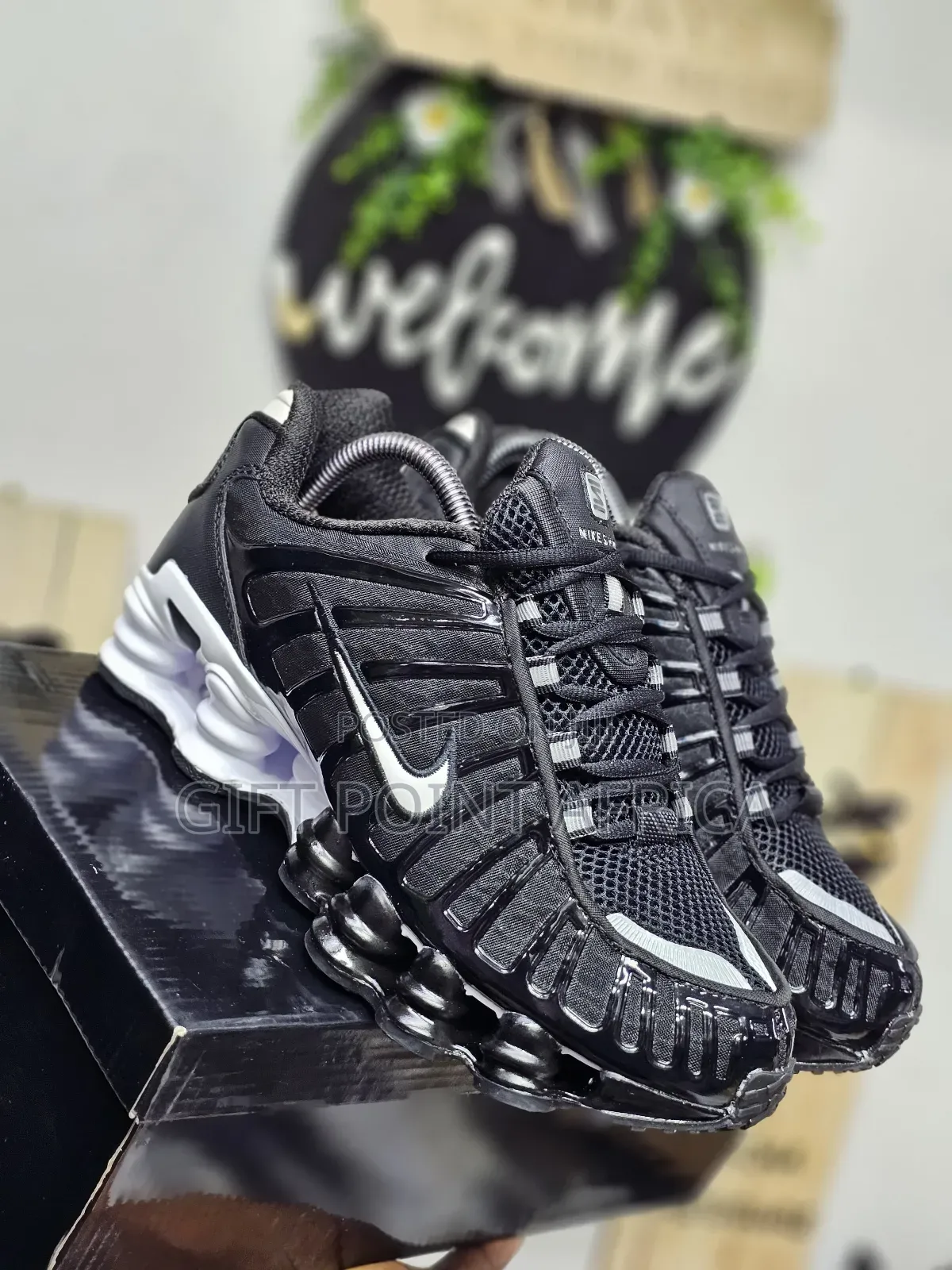 Black Nike Shox Sneakers