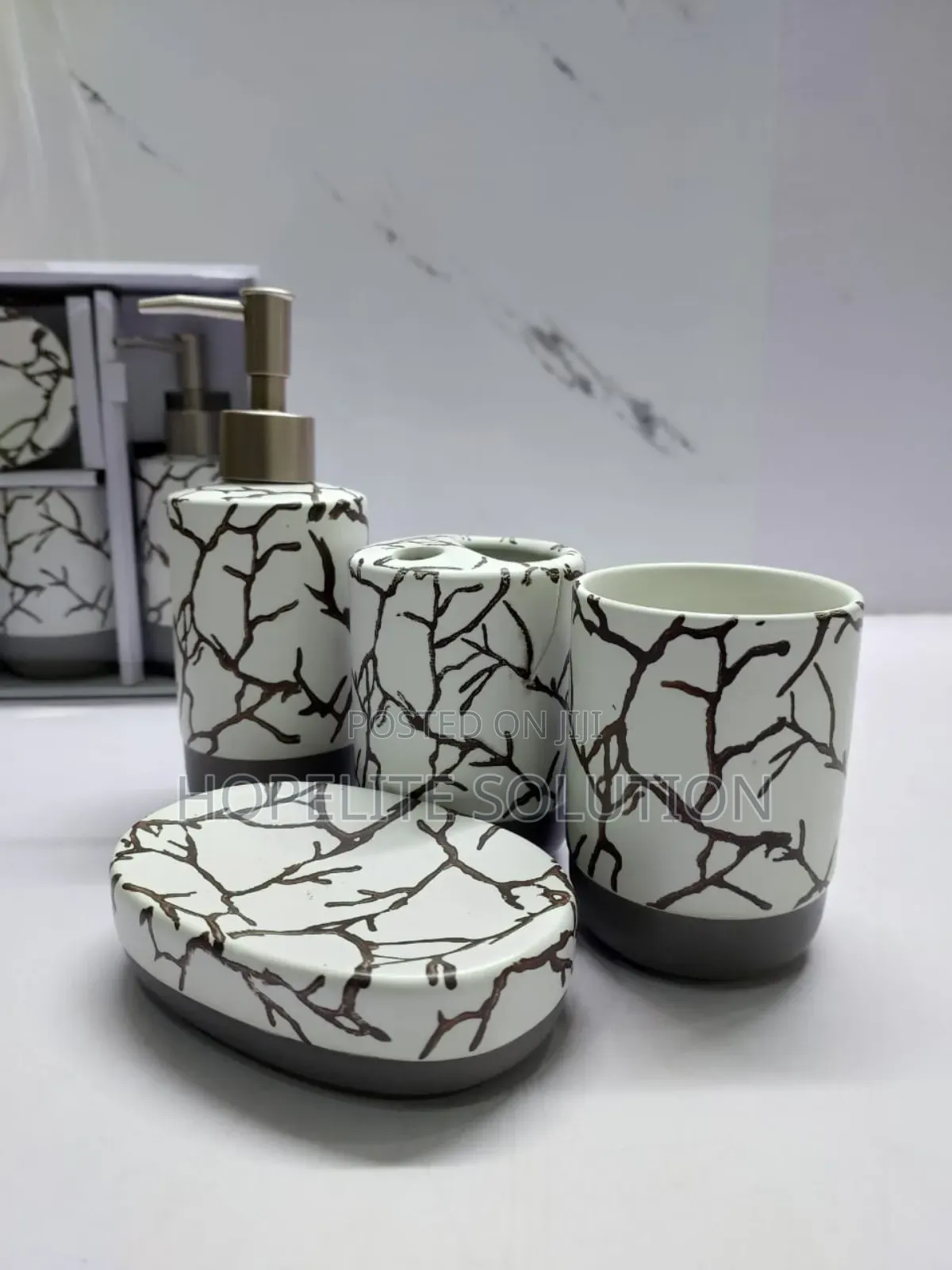 Ceramic 4 in 1 Bathroom Set