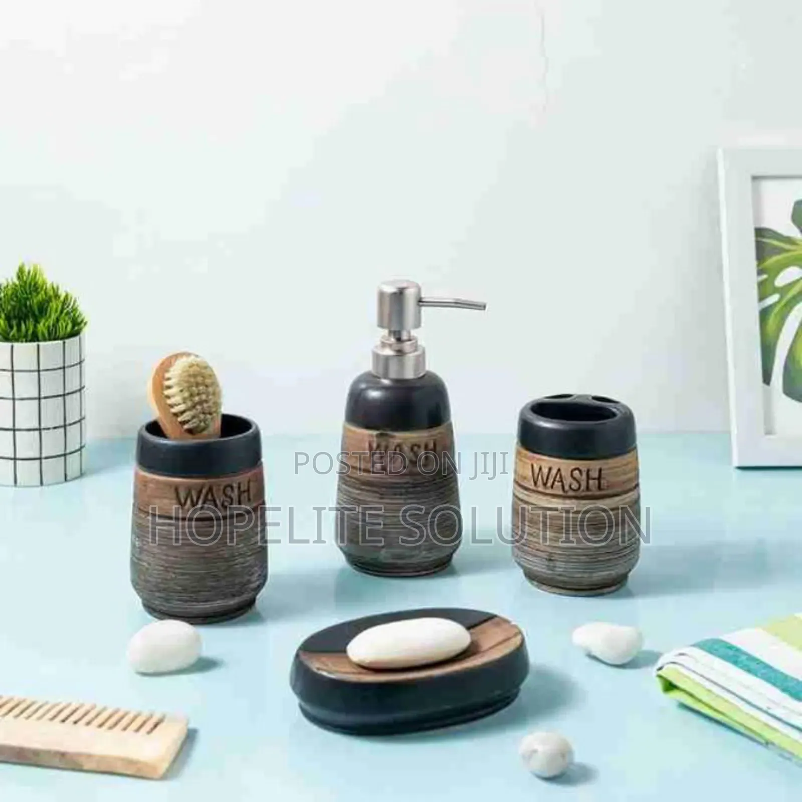 Ceramic 4 in 1 Bathroom Set