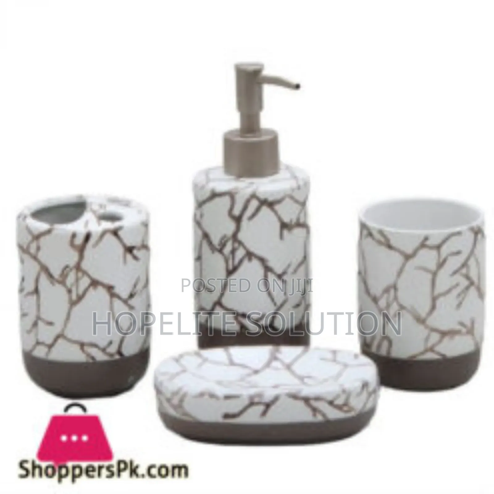 Ceramic 4 in 1 Bathroom Set