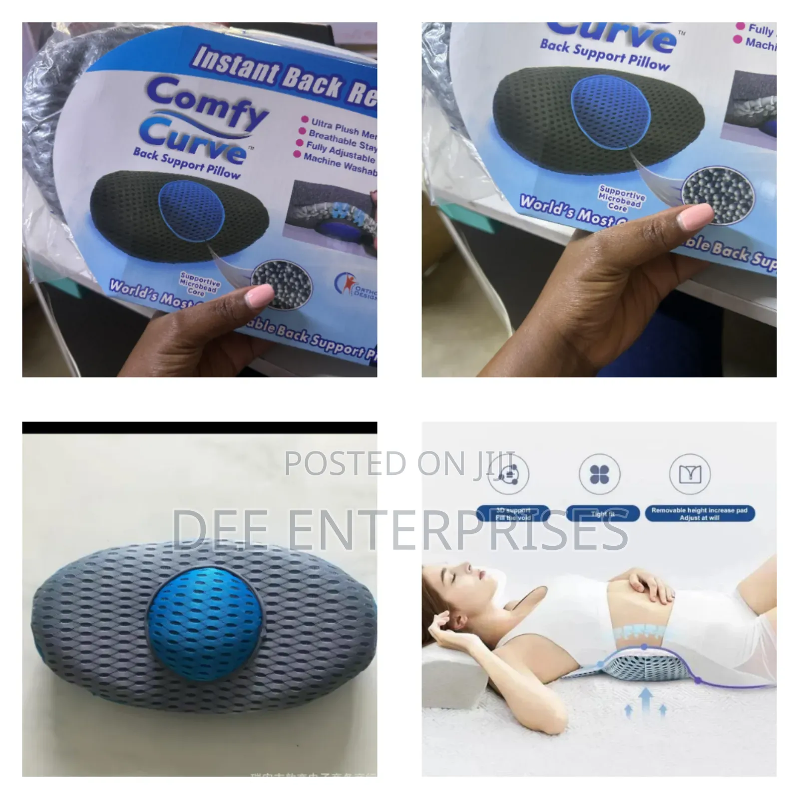 Comfy Curve Back Support Pillow
