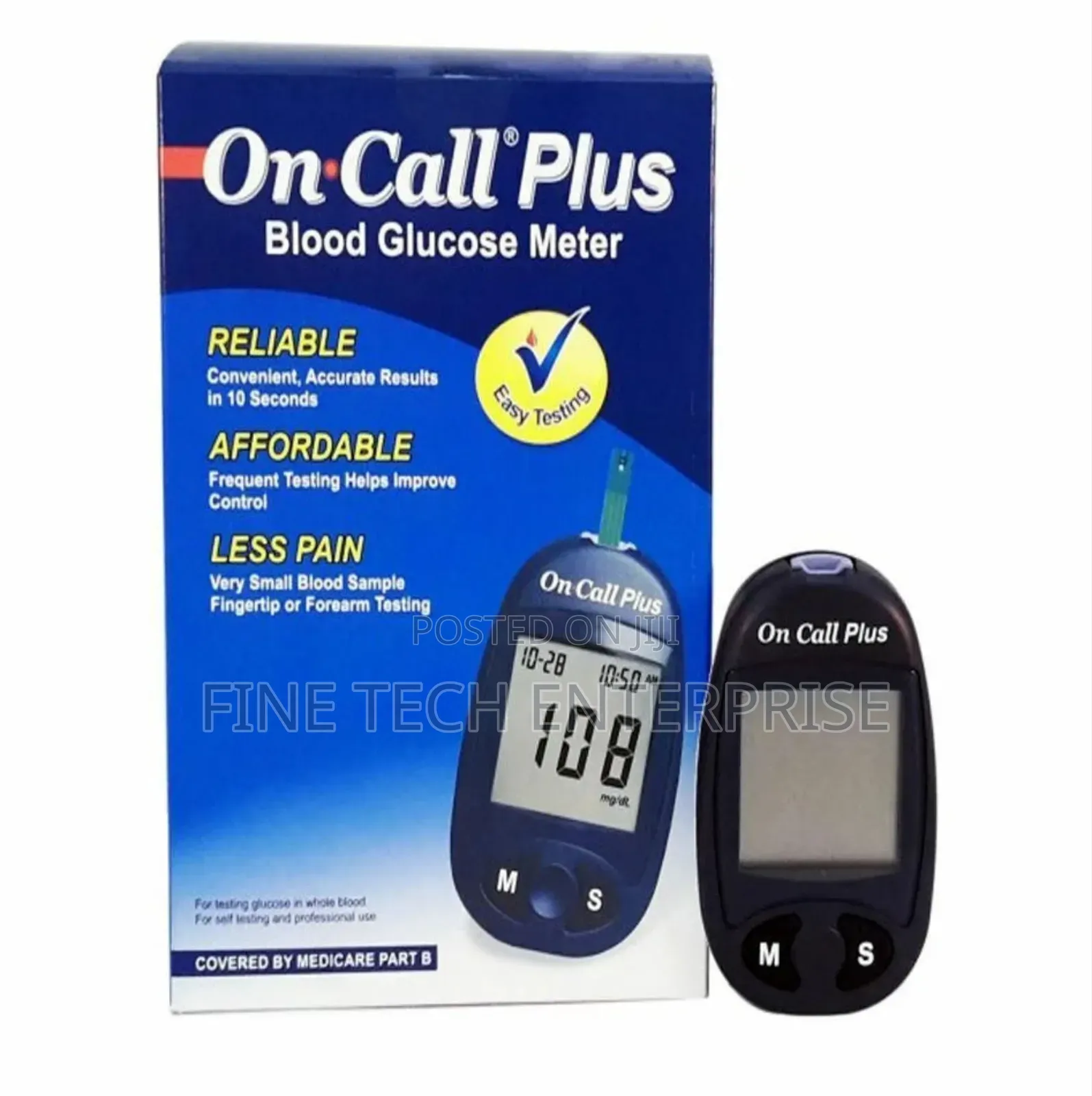 On .Call Plus Blood Glucose 
Test Strips