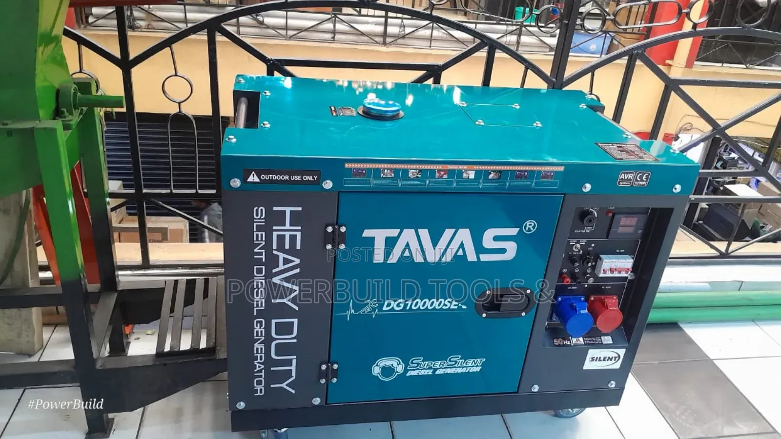 Tavas Germany 10kva Diesel Generator Automatic Dual Phase