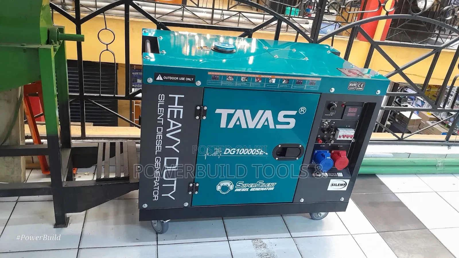 Tavas Germany 10kva Diesel Generator Automatic Dual Phase