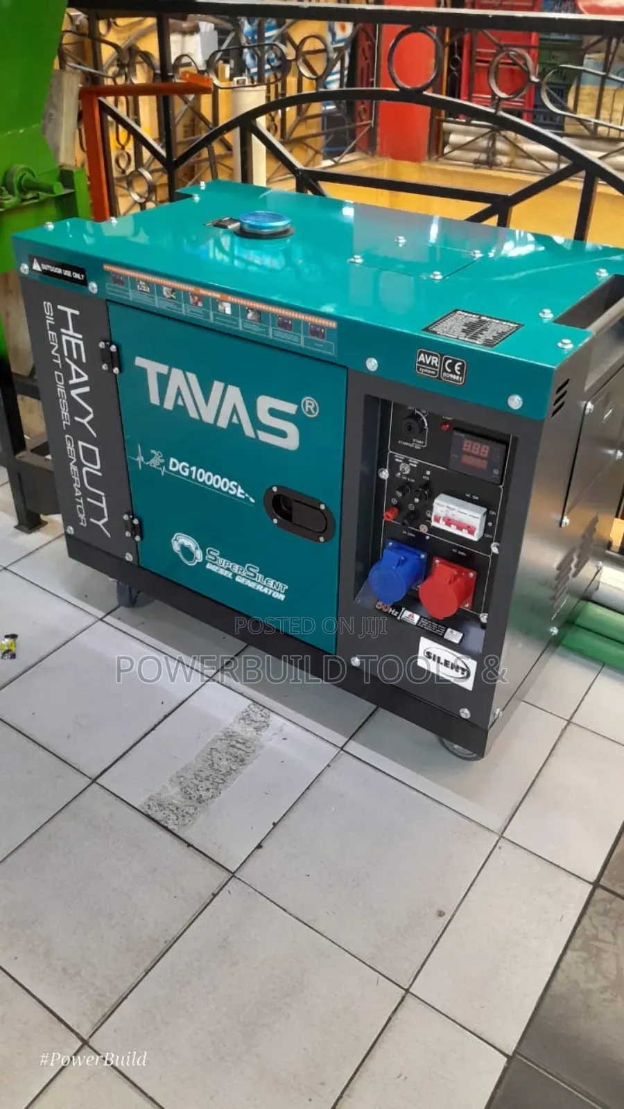Tavas Germany 10kva Diesel Generator Automatic Dual Phase