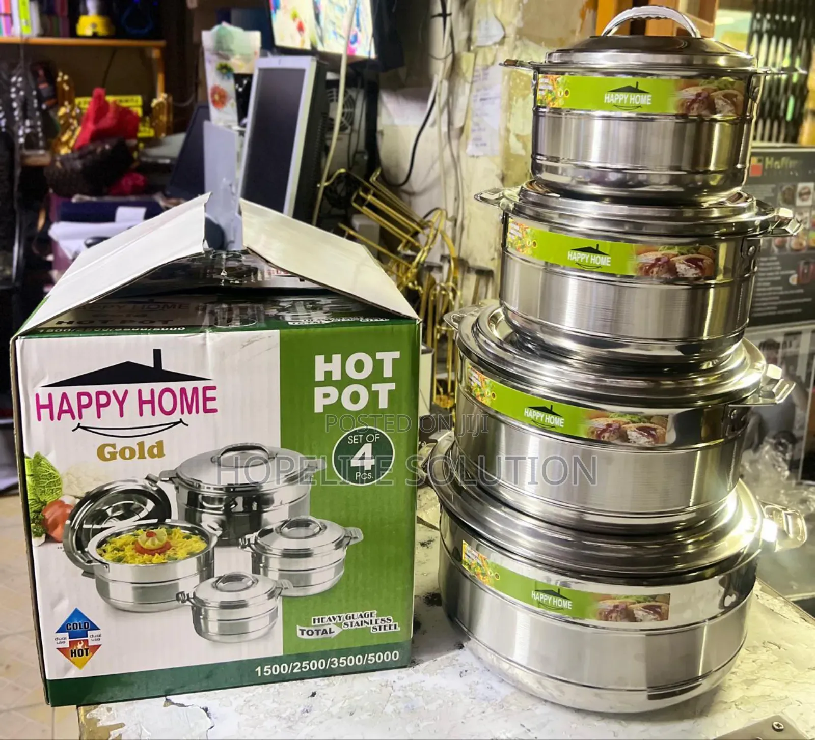 Happy Home 4 PCS Hot Pot