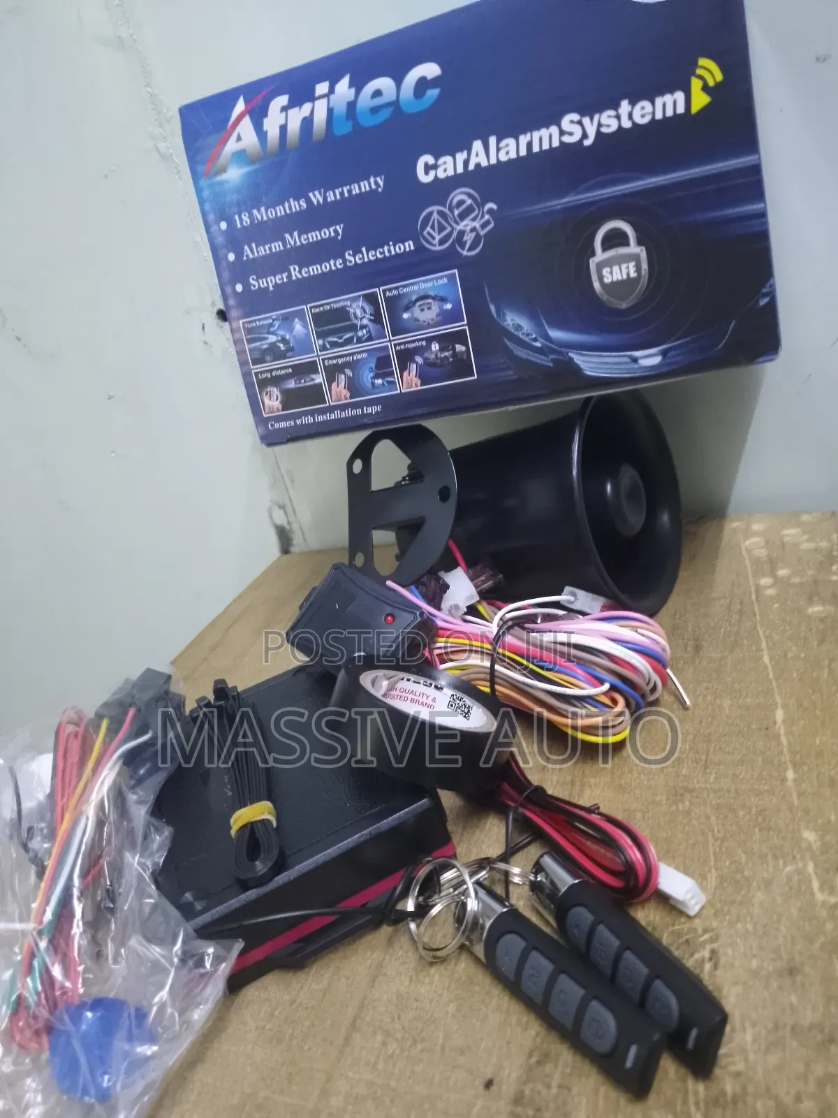 New Remote Alarm System/ Afritec Car Alarm System