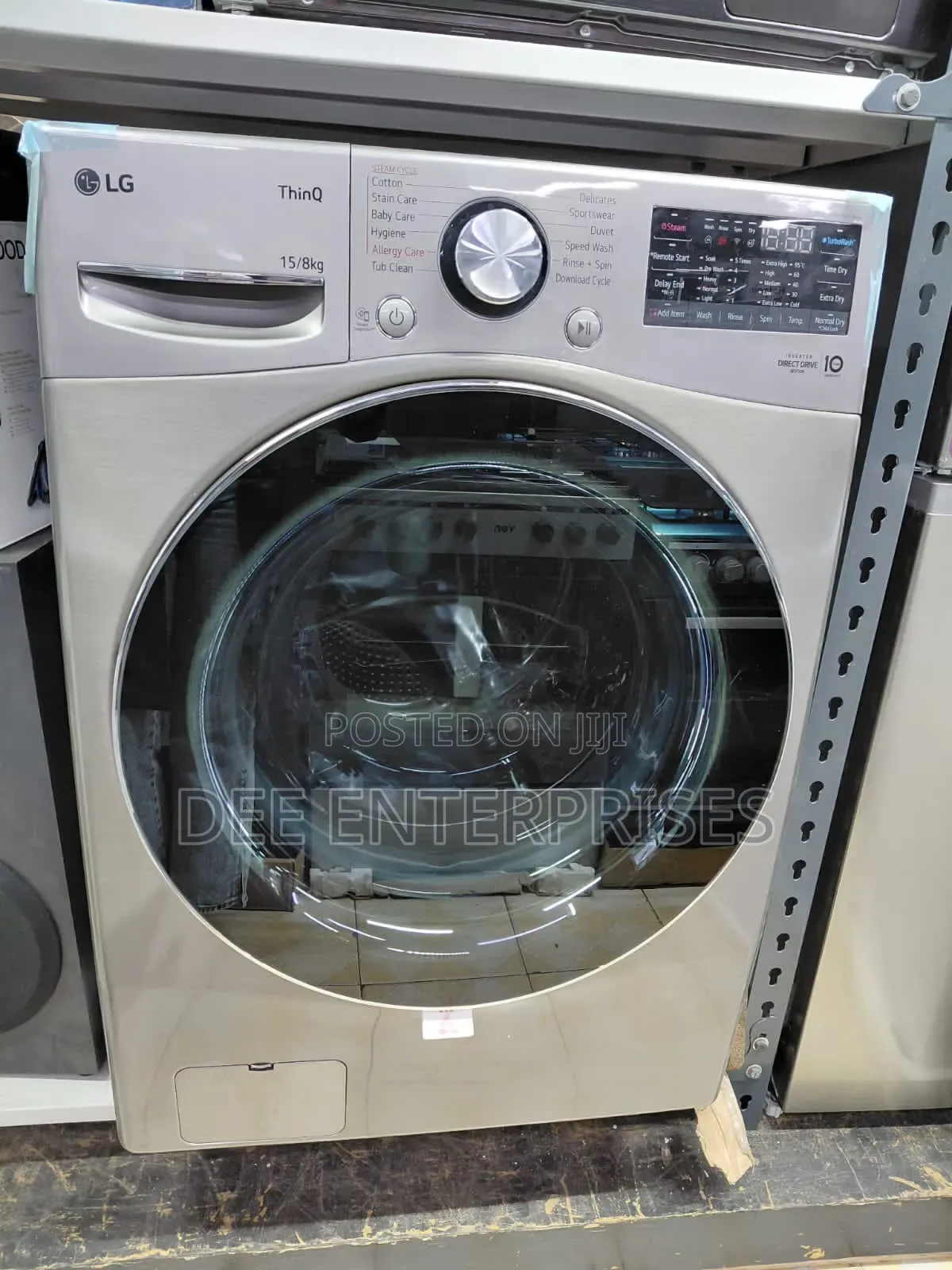 Lg 15/8kg Wash and Dry Front Load Washing Machine