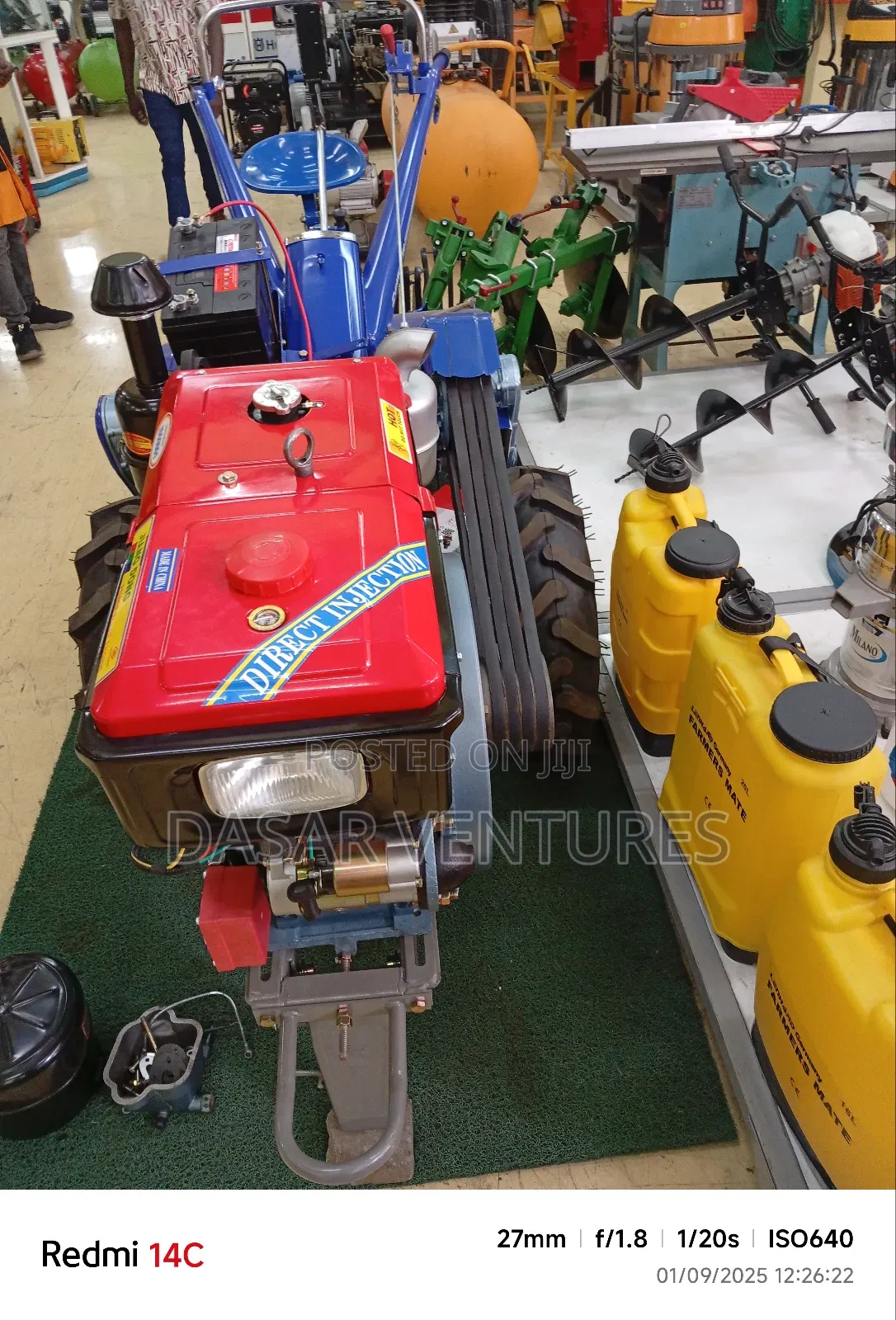 Walking Tractor 16hp Jiangdong Key Start Engine