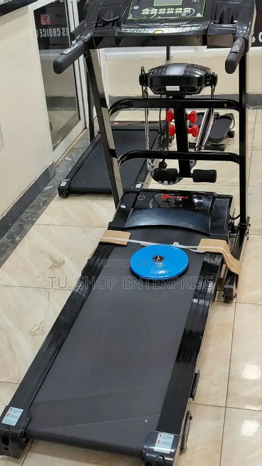 Treadmill Comes With 2pcs Neoprine Dumbells