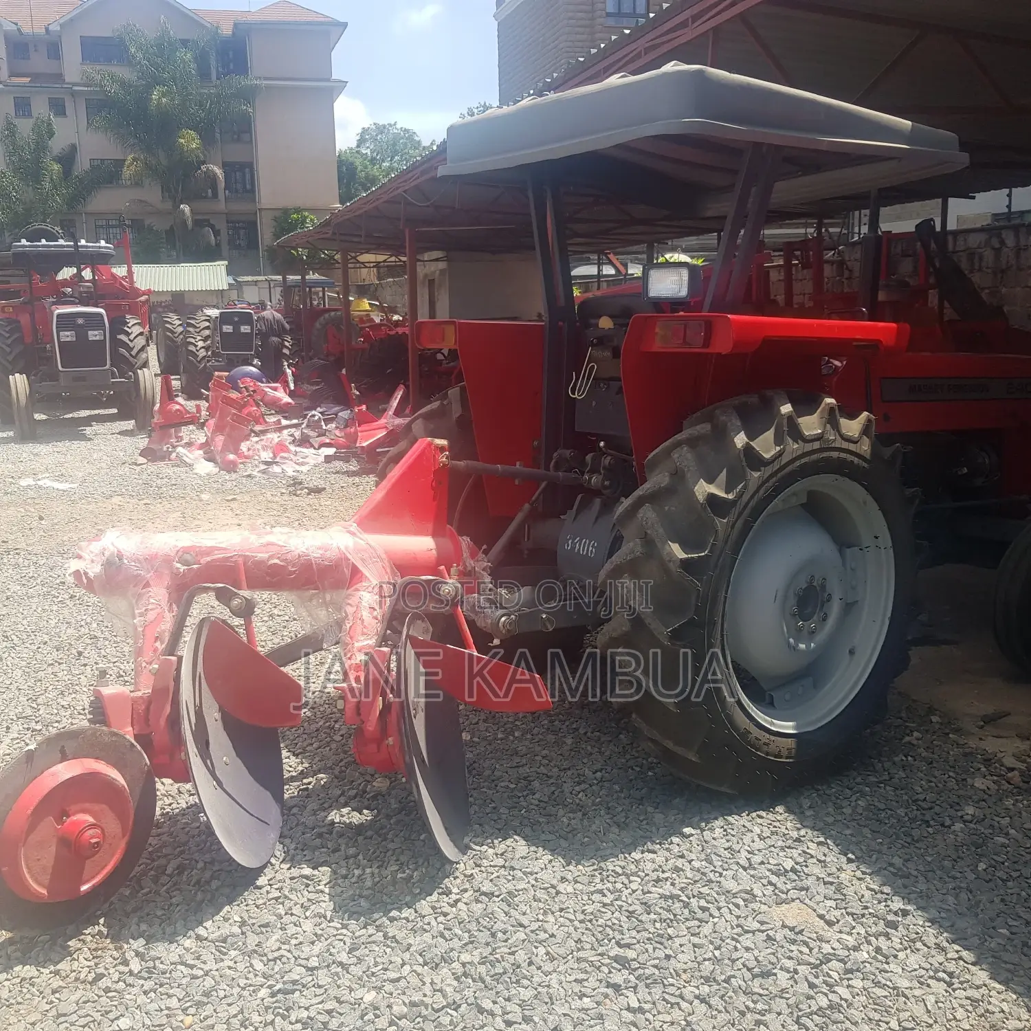 Mf 240 2wd Tractor+2disc Plough+4 Weights And Warranty.