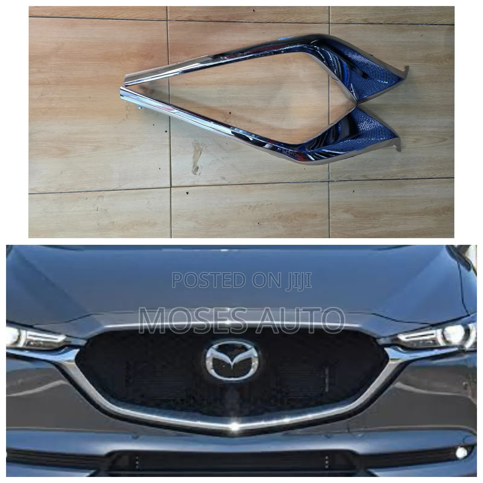 Mazda Cx-5 2020-2022 Grill Chrome Moulding