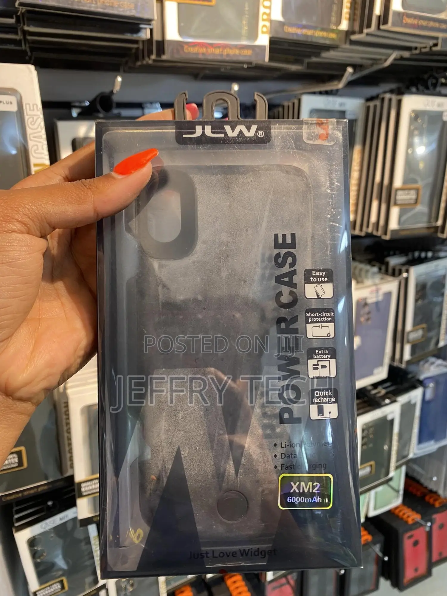 Atgih 6000mah Battery Case for iPhone Xm2
