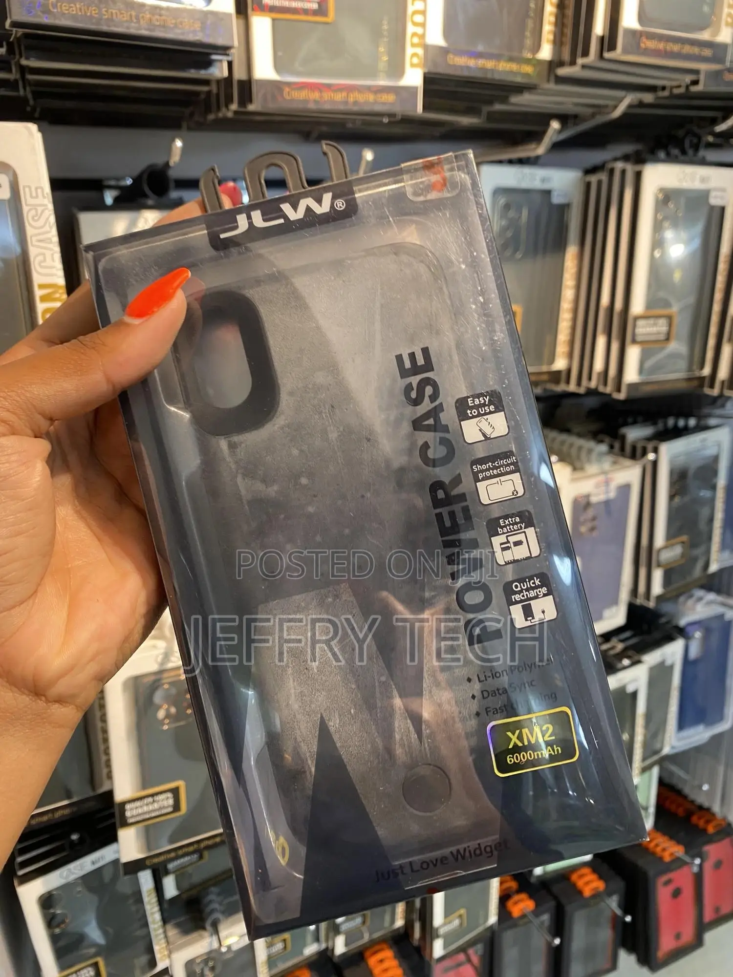 Atgih 6000mah Battery Case for iPhone Xm2