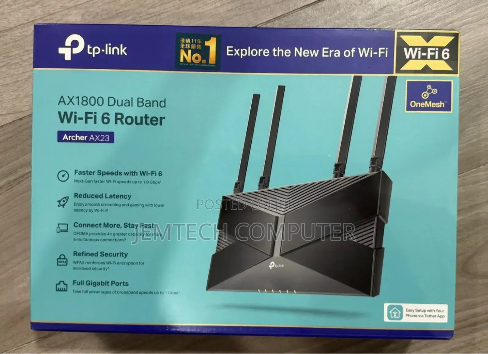 Archer Ax23 Wifi 6 Ax1800 Router