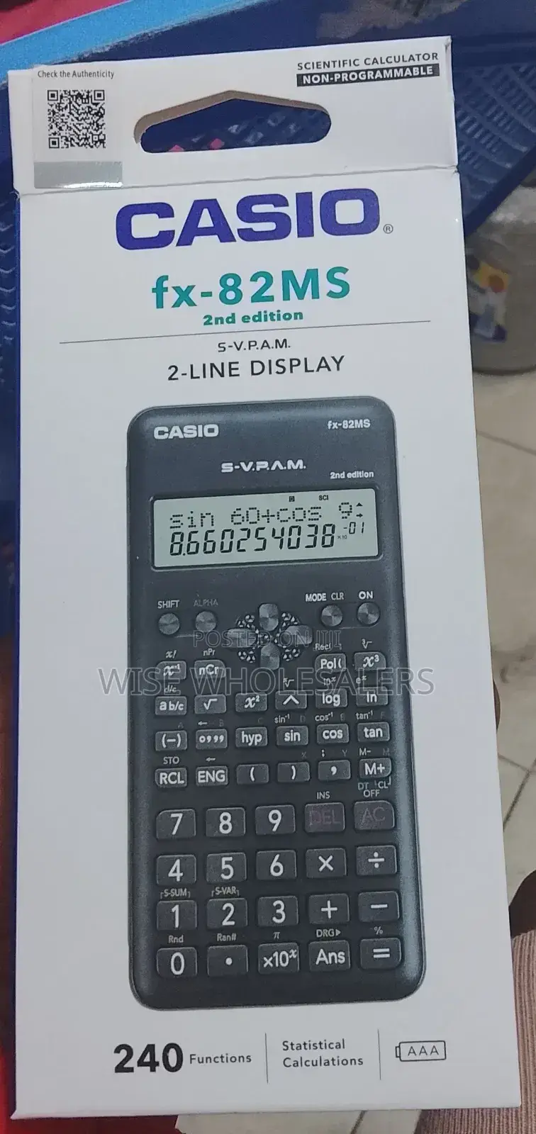 Casio Fx_82ms 2nd Edition 2line Display