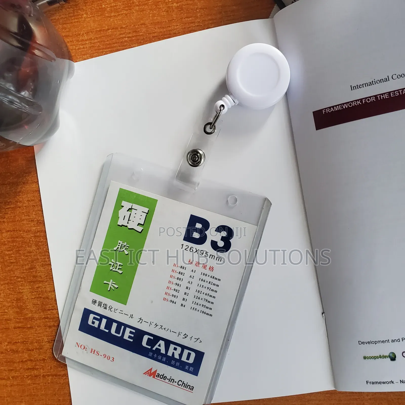 Retractable Badge Holders With Carabiner Clip And Clear Id Card Holder
