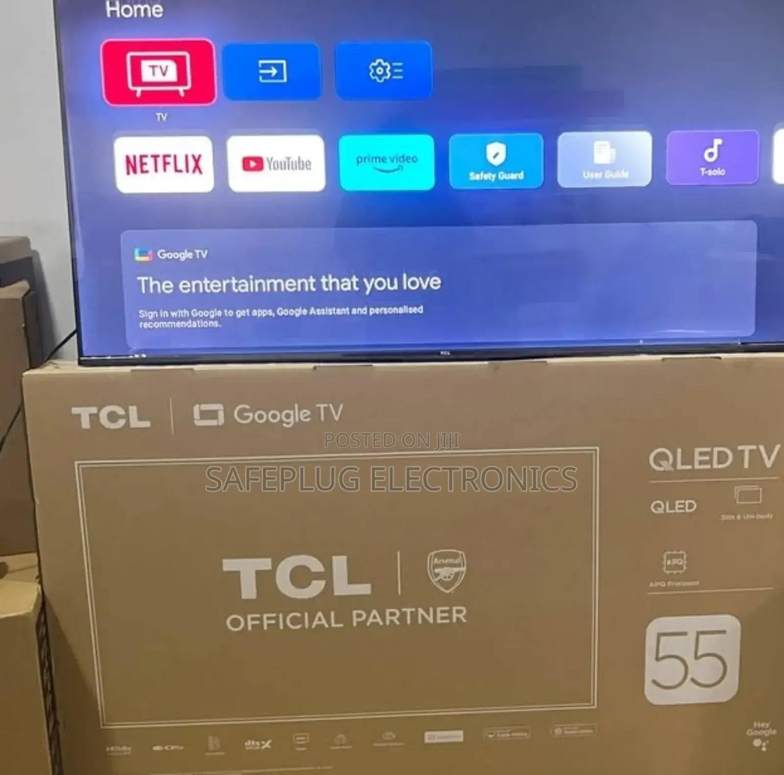 55inch Google TCL Smart Television