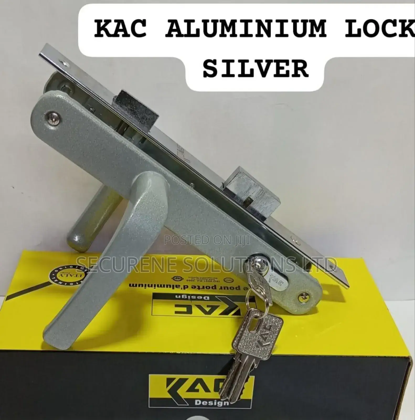 Kac Aluminium Lock Silver/White