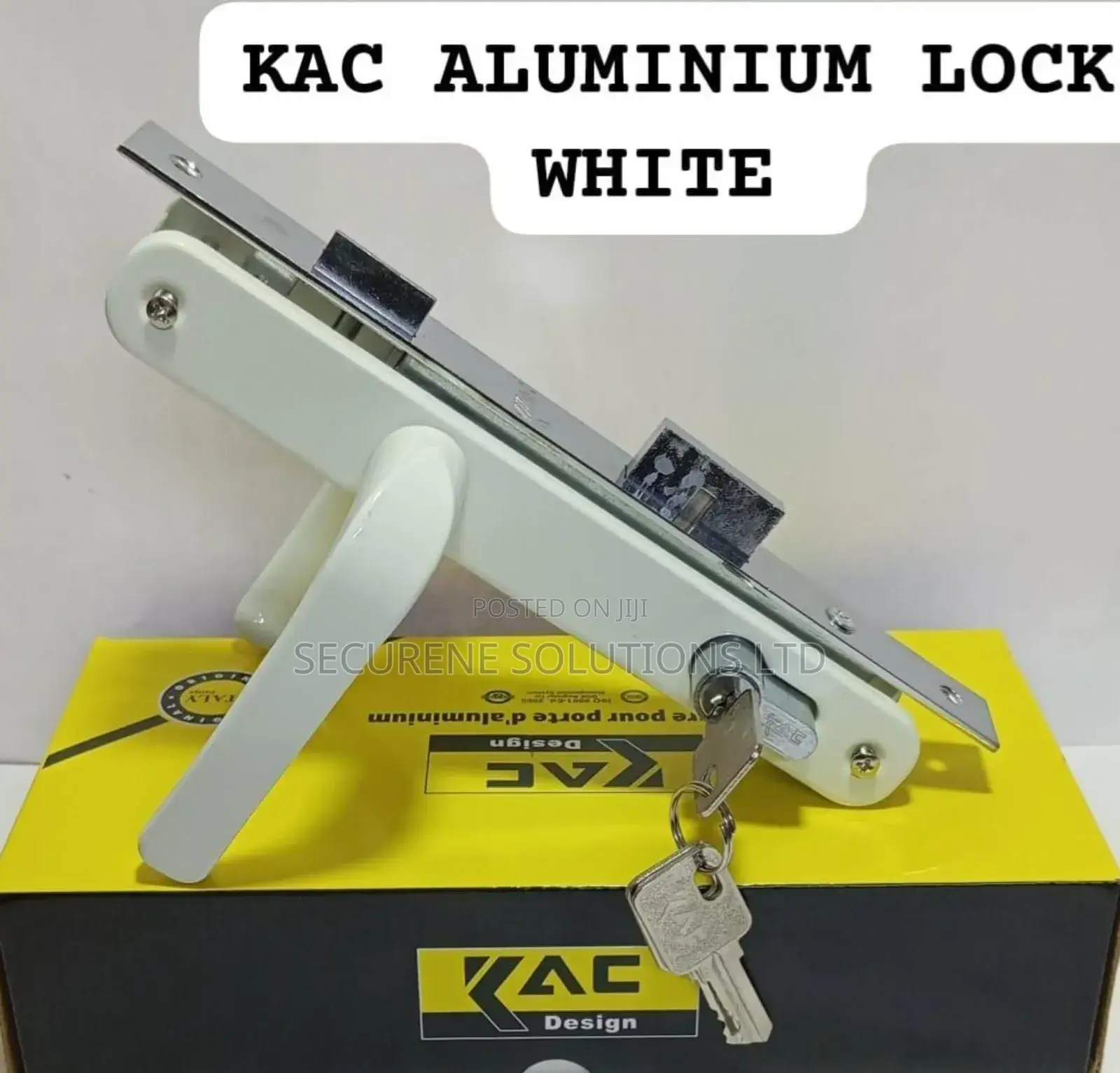 Kac Aluminium Lock Silver/White