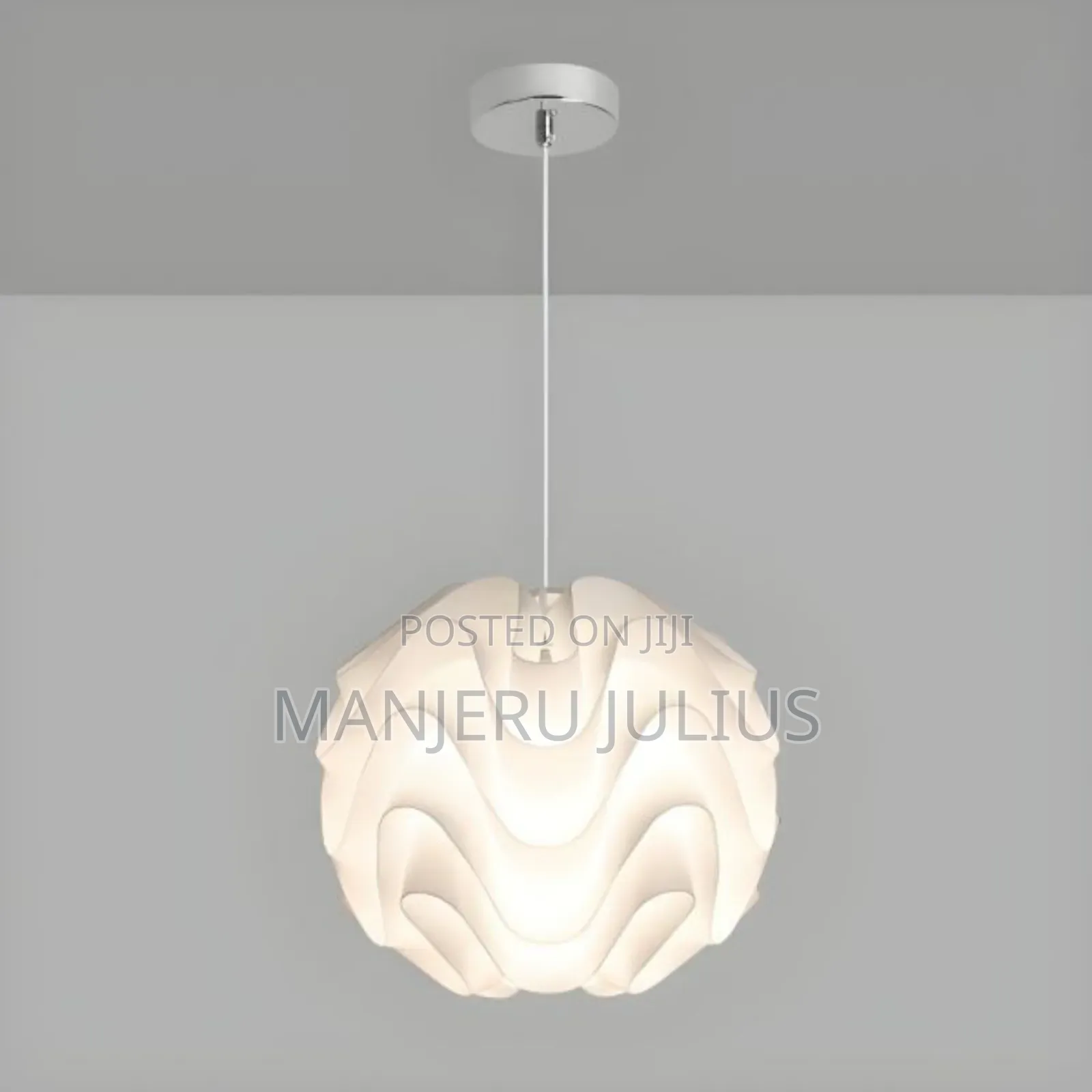 White Lightning Pendant Light
