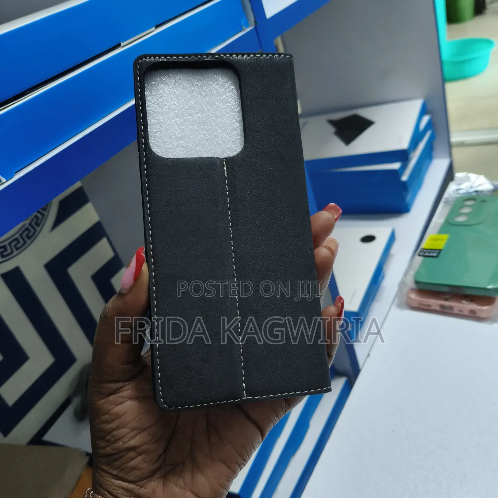 Realme C50 Richboss Leather Flip Cover