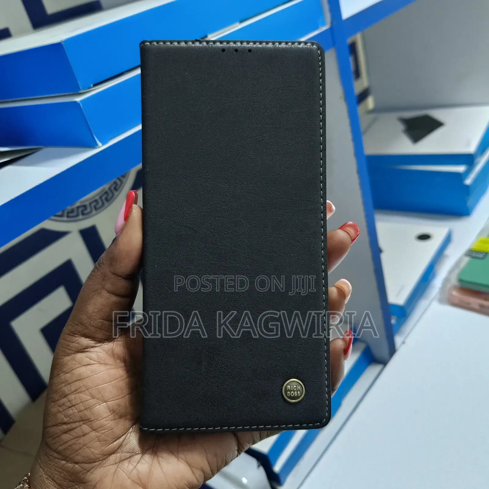 Realme Note 60 Richboss Leather Flip Cover