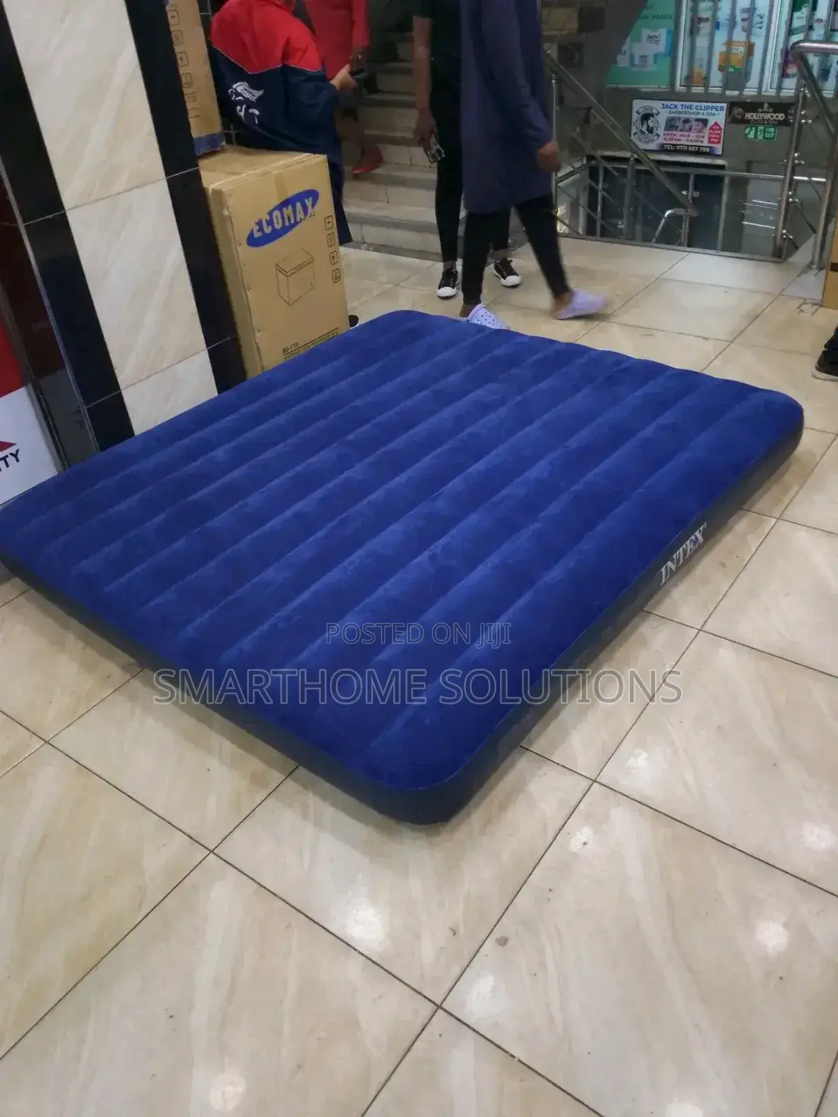 Colour Blue Original 6*6 Inflatable Matress. New
