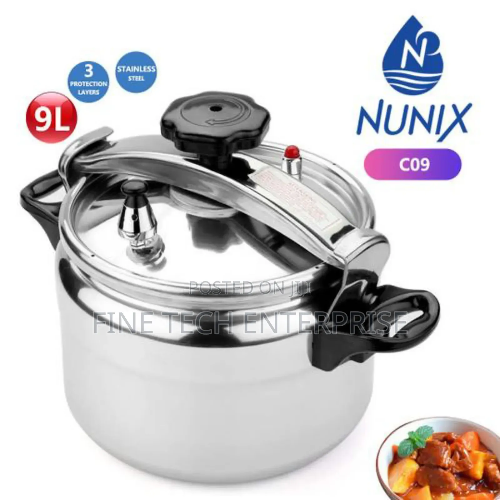 9l Non Explosive Pressure Cooker