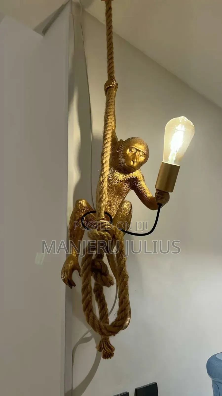 Golden Monkey Pendant Light