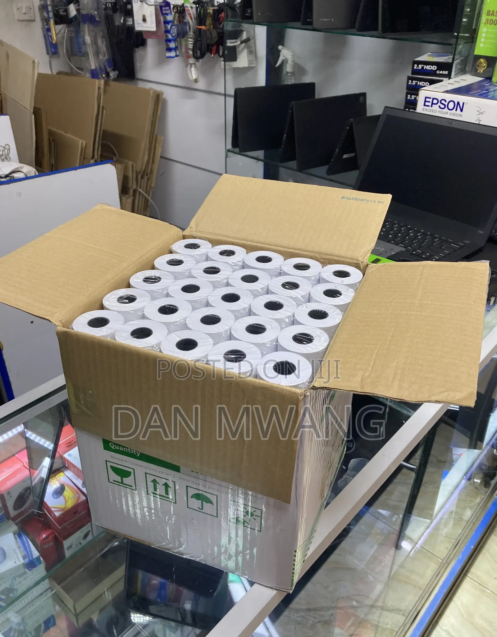 57mm by 40mm Etr Thermal Paper Rolls – 1 Box