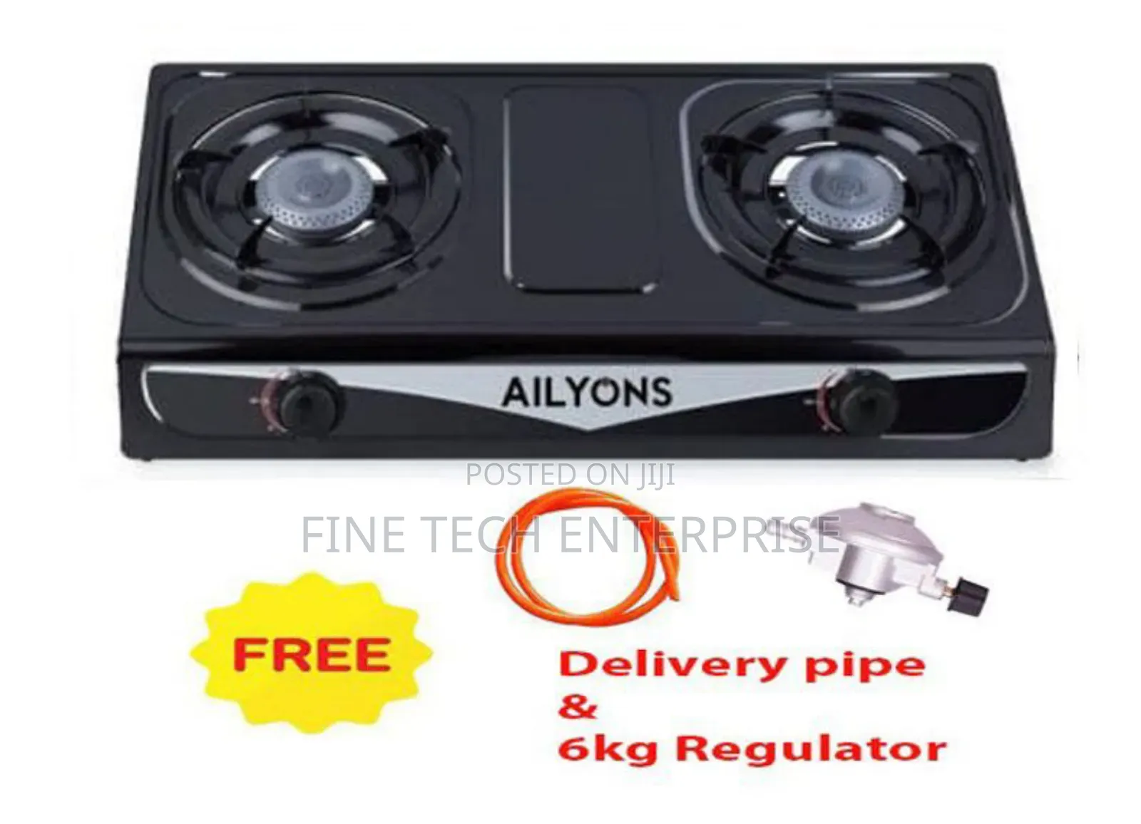 Complete Ailyons 2 Burner Stainless Steel Cooker