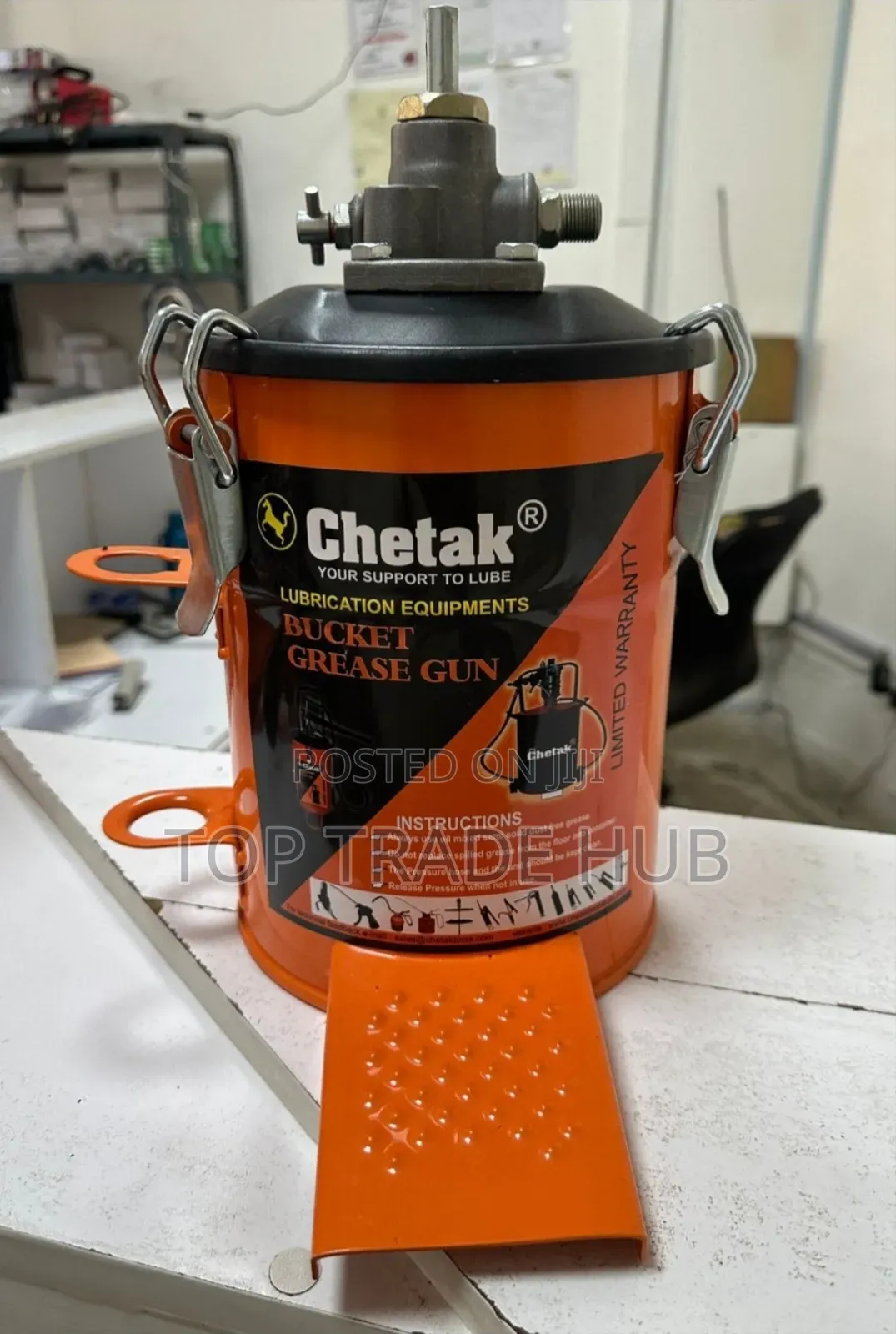Chetak Bucket Grease Gun 3kg