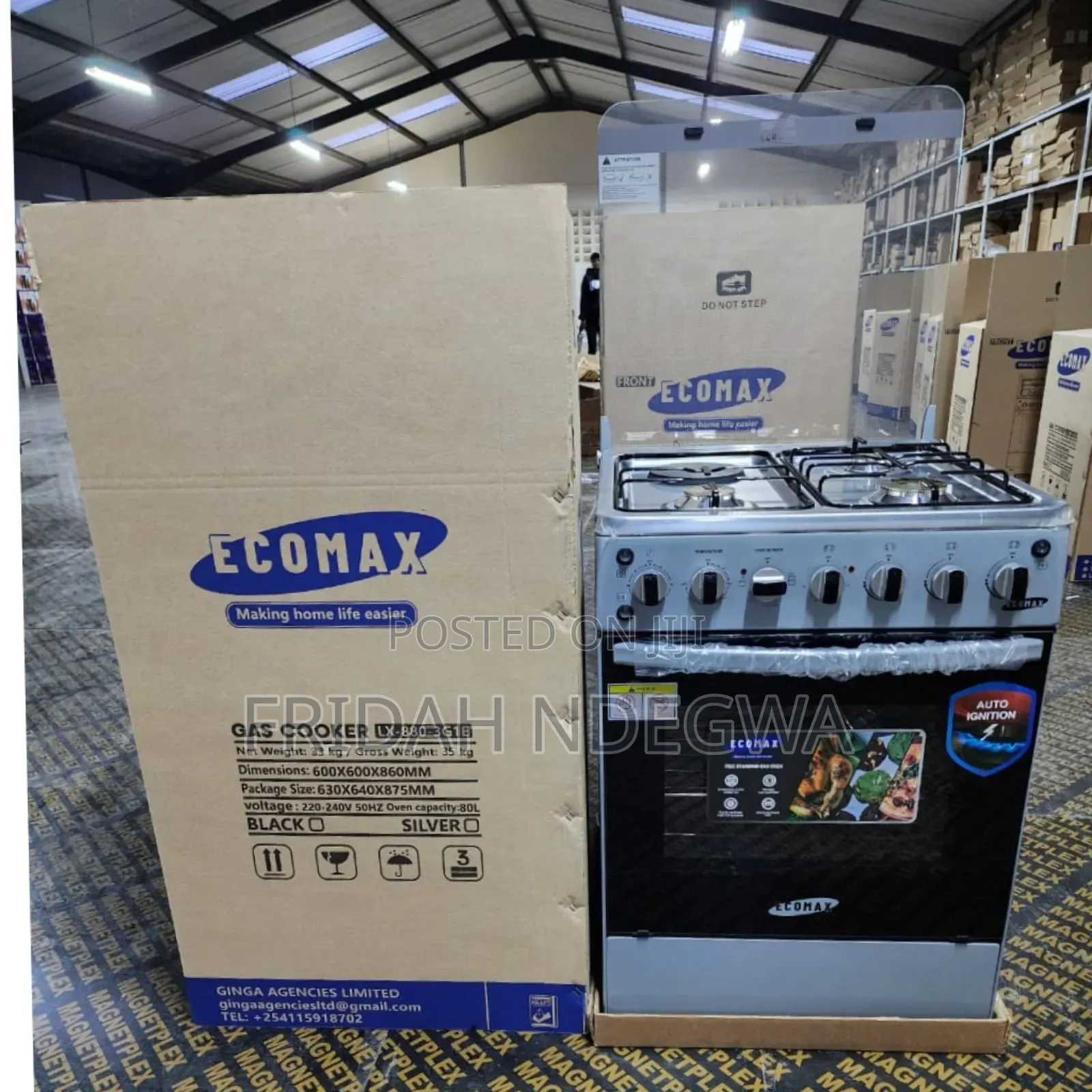 Ecomax 60*60 3+1 Standing Cooker