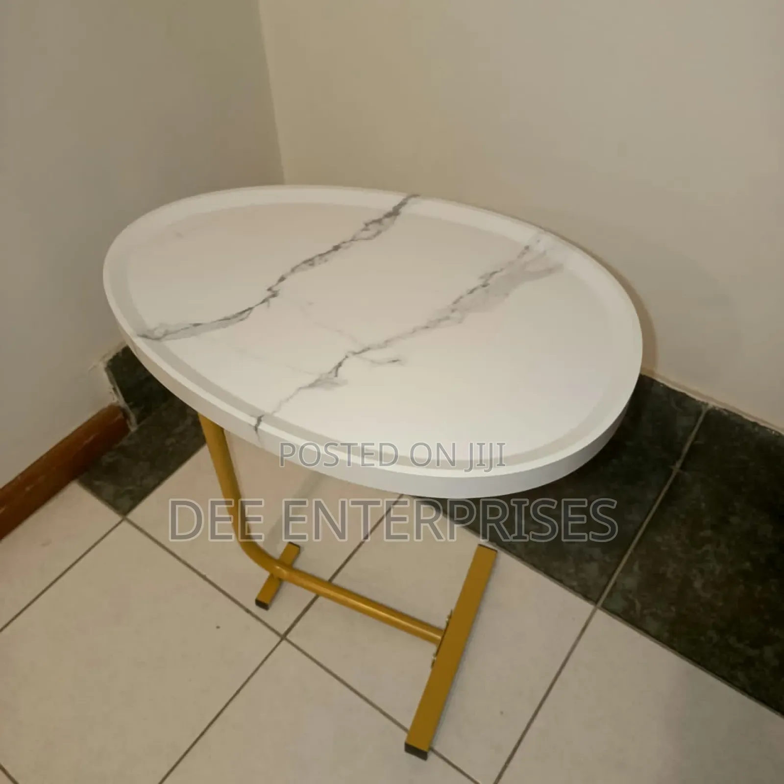 Exquisite High Quality Oval Shaped Side Table