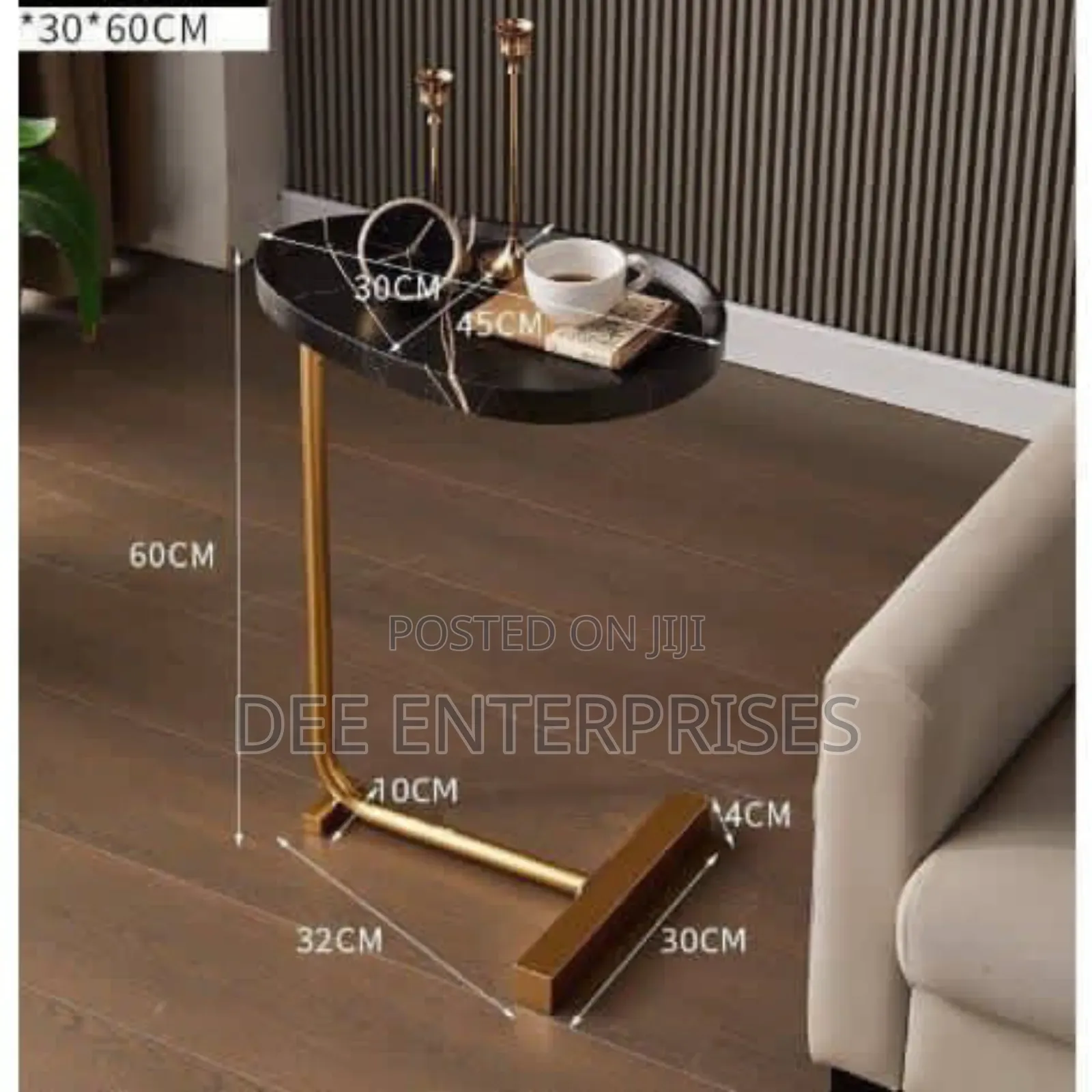 Exquisite High Quality Oval Shaped Side Table