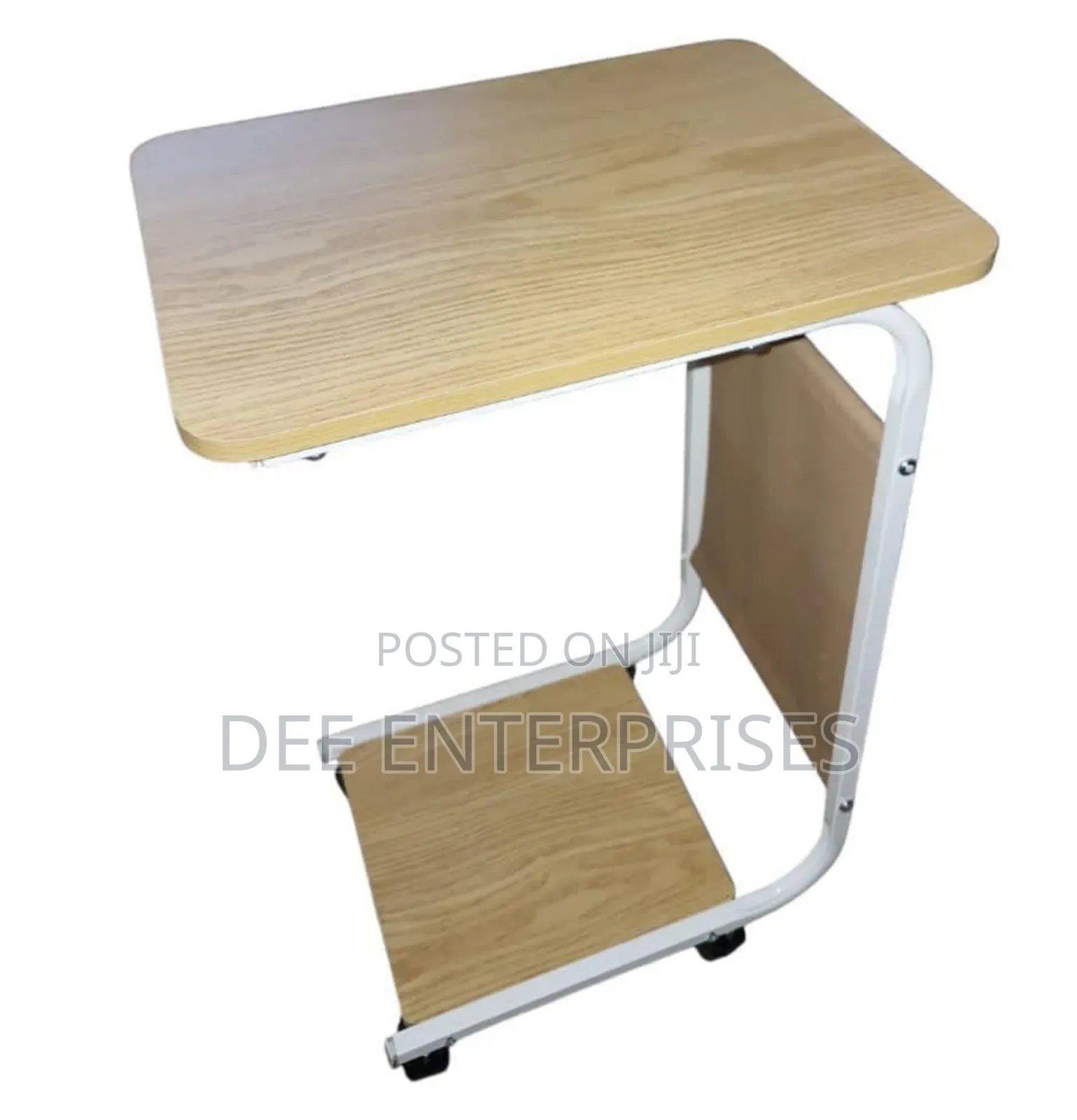 2 Layer Trolley With Matching Insert Pocket Side Stool/Table