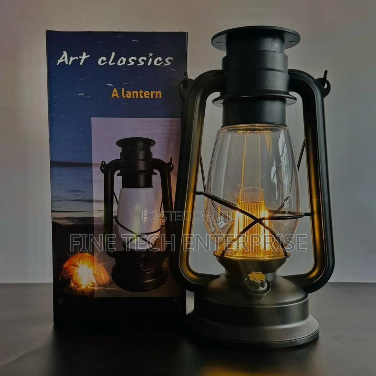 Solar Vintage Big Lantern
