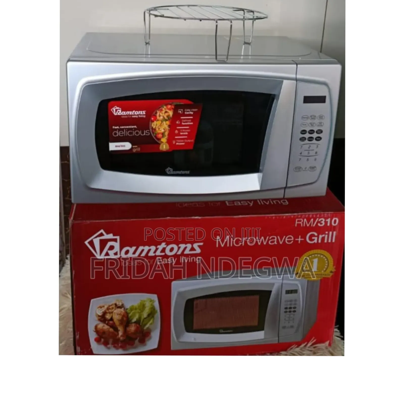 Ramtons Microwave Digital 20litres With Grill Rm310