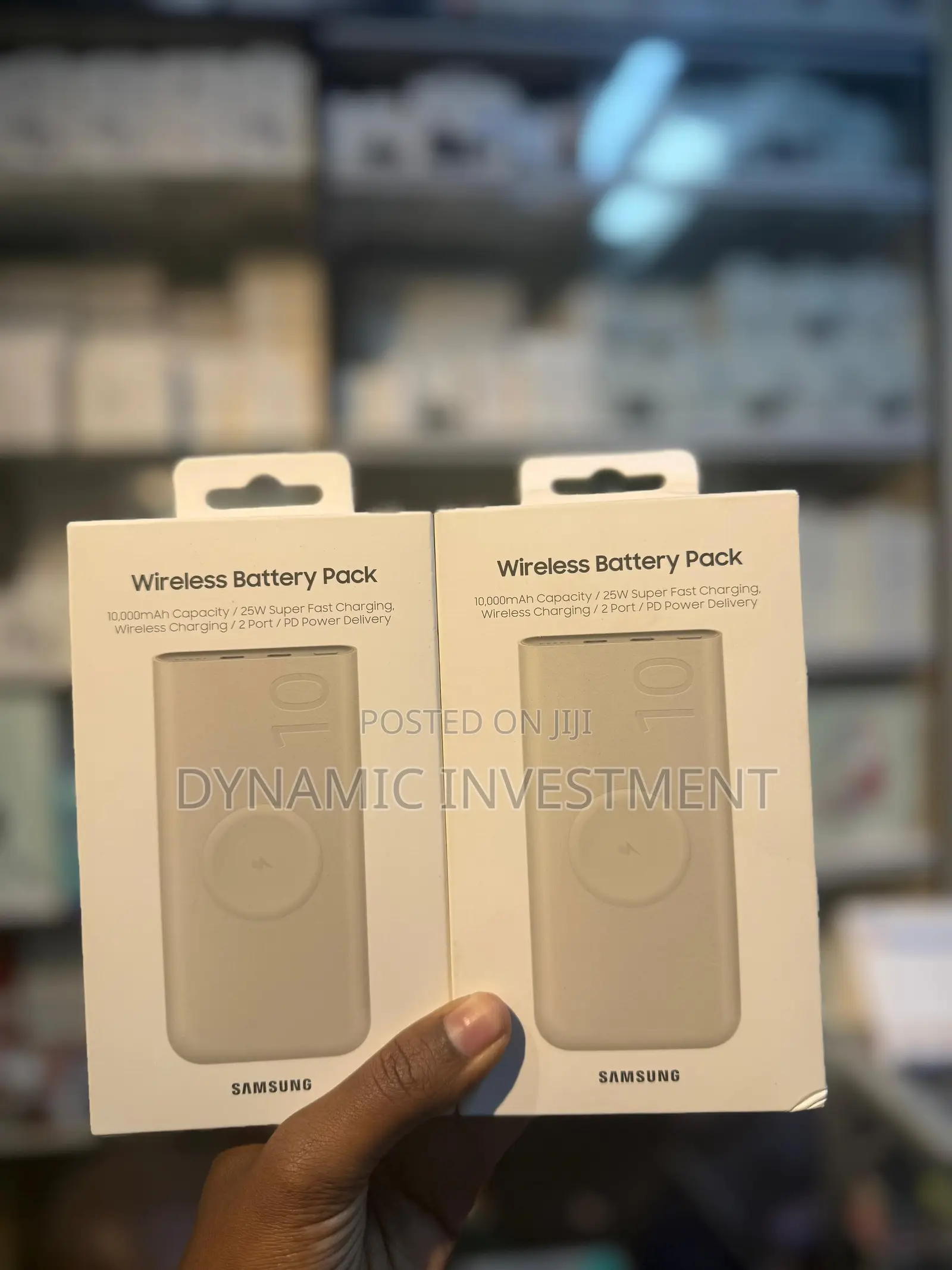 Samsung Wireless Power Bank 25w 10000 Mah With Charging Cable