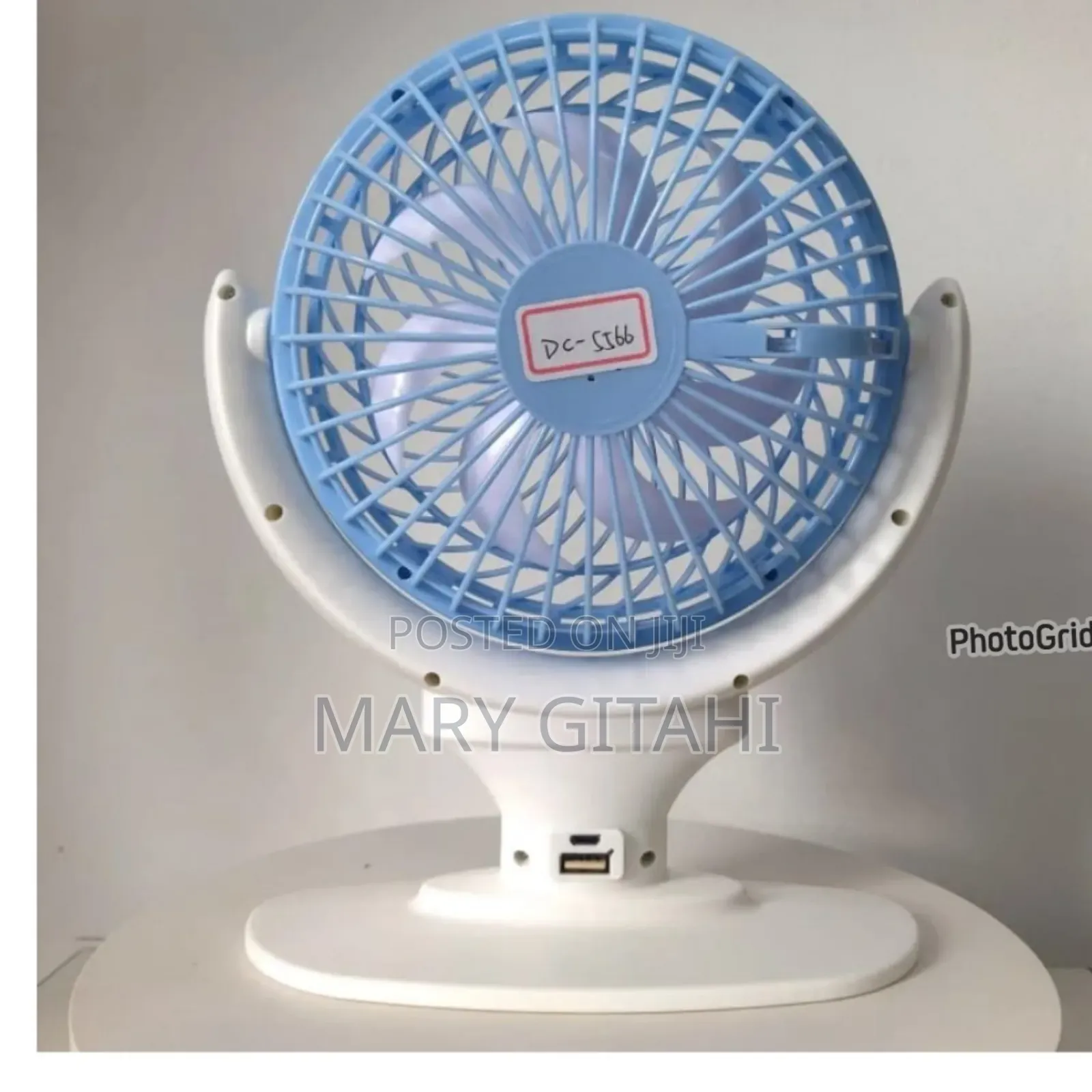 Rechargeable Powerful 3 Modes Desktop Fan*