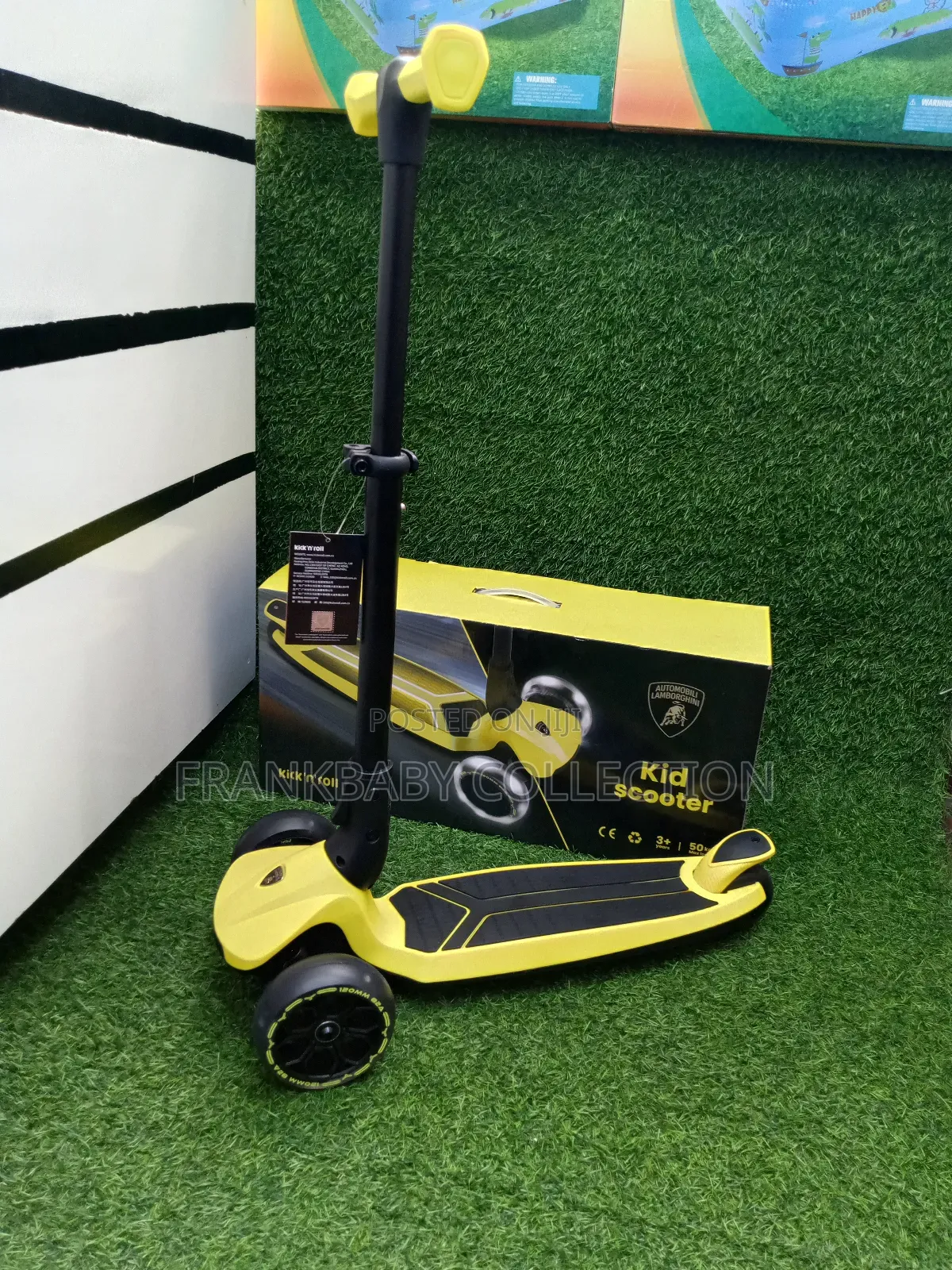 Lamborghini Kids Scooter With Led Light Wheels