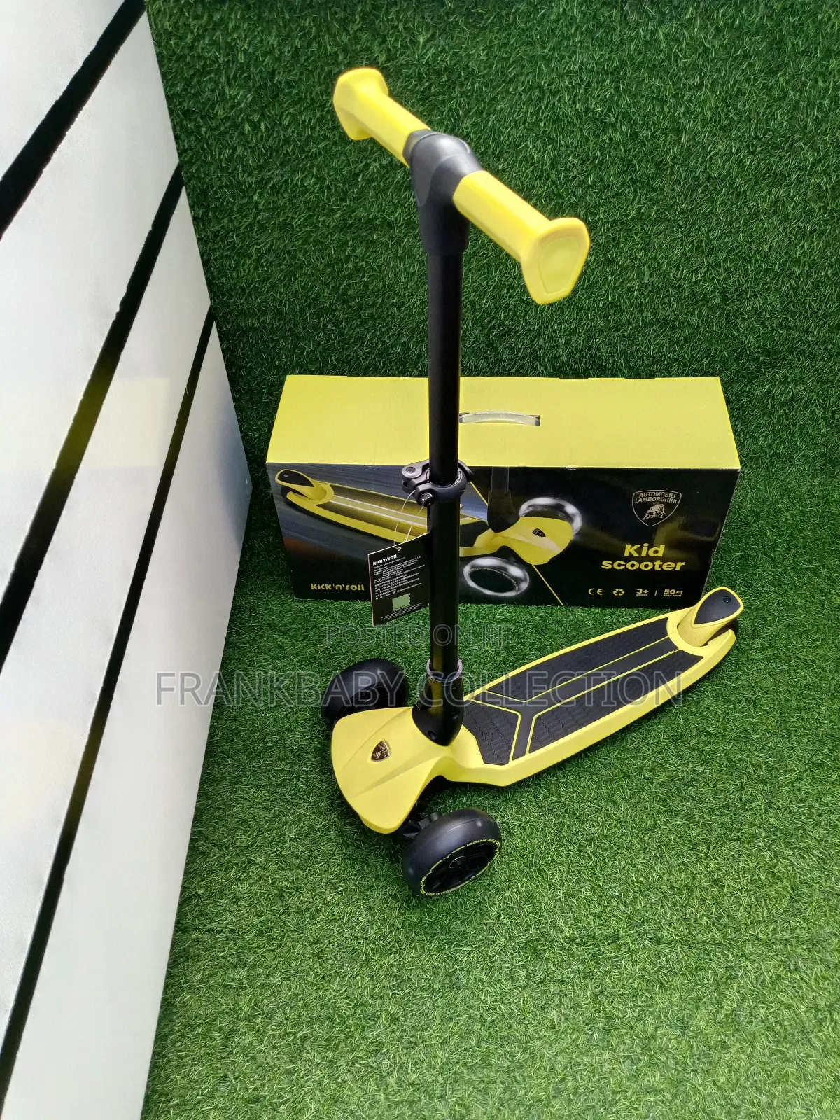 Lamborghini Kids Scooter With Led Light Wheels