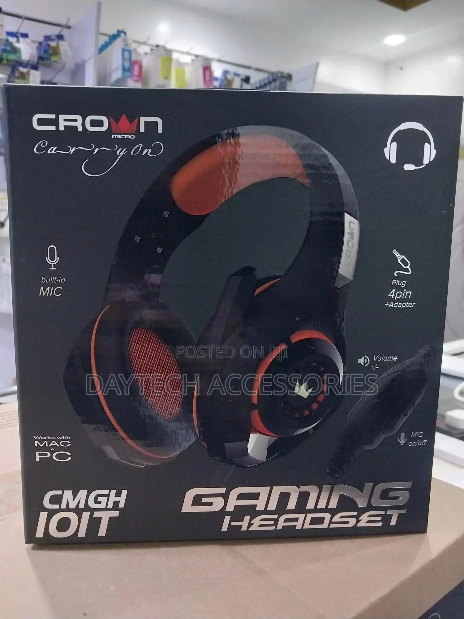 Crown Micro CMGH-102t Gaming Headset.