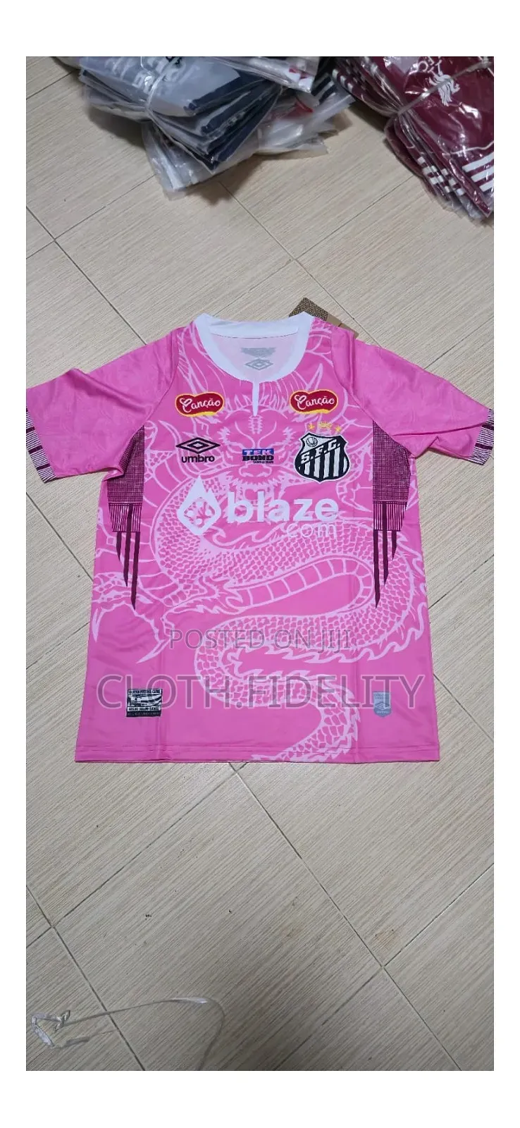 Santos Neymar Pink Jersey