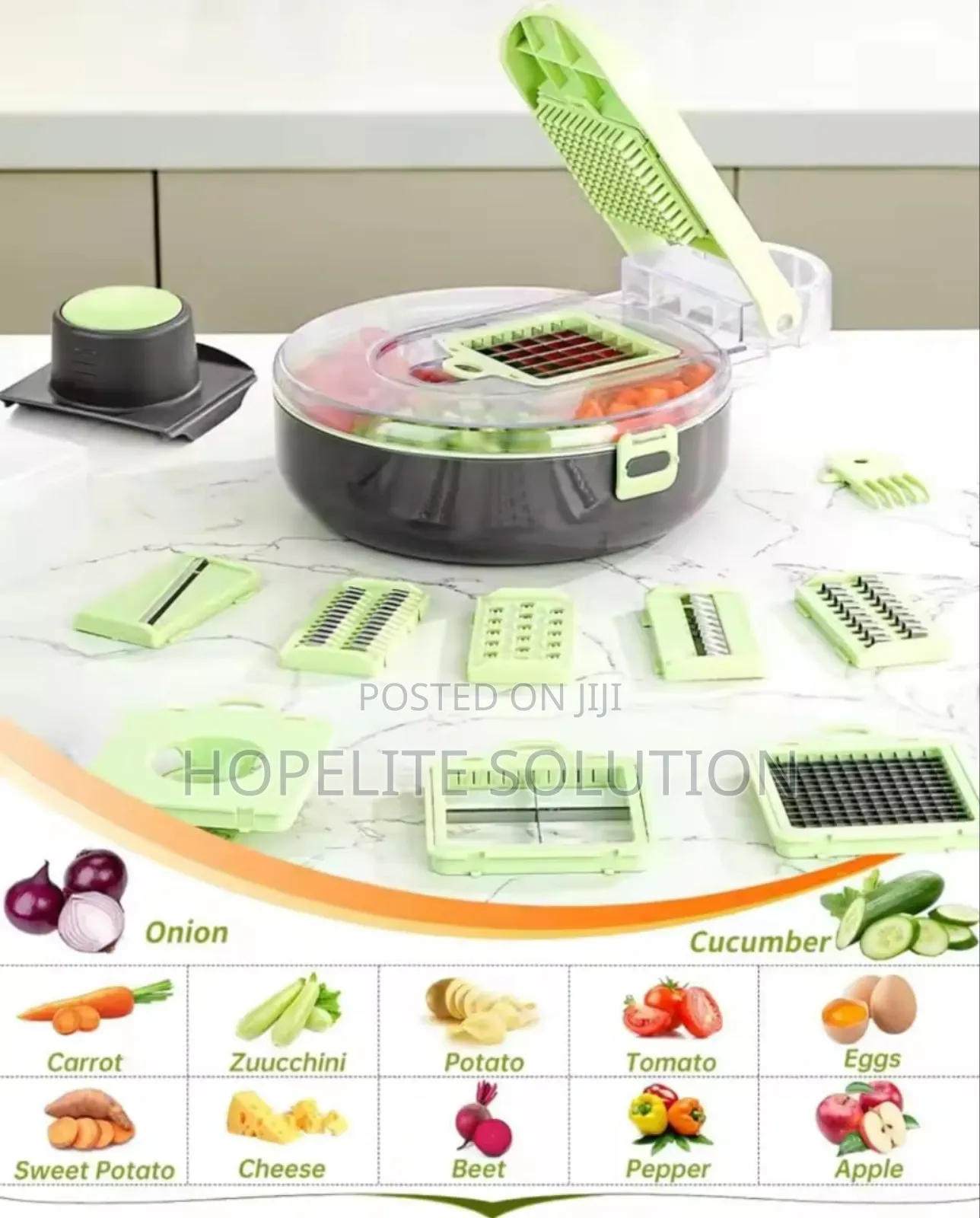 9pcs Vegetable Chopper