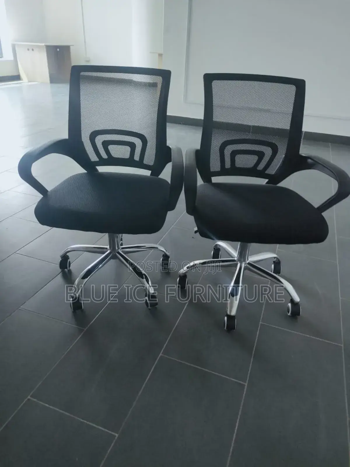 Modern Black Mesh Chair